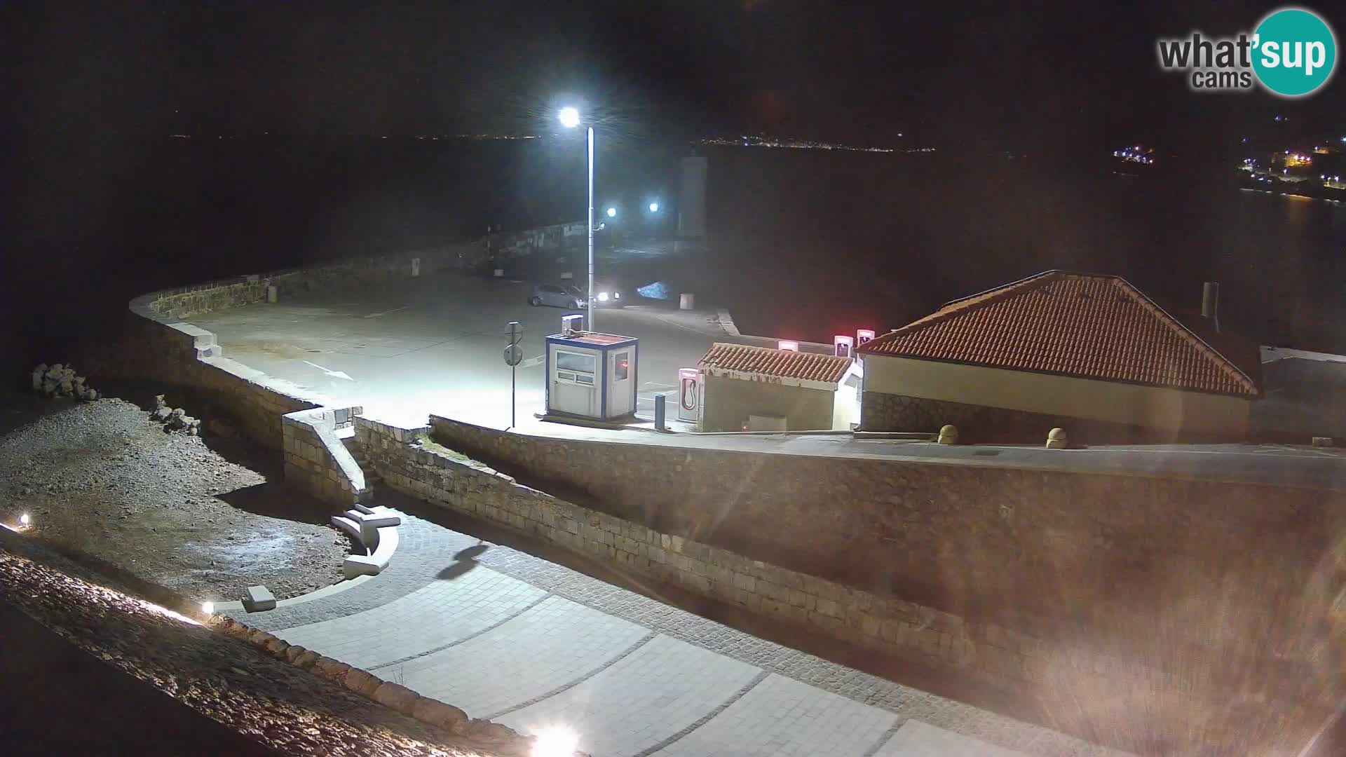 Senj Harbour Webcam – Breakwater & Lighthouse Live View