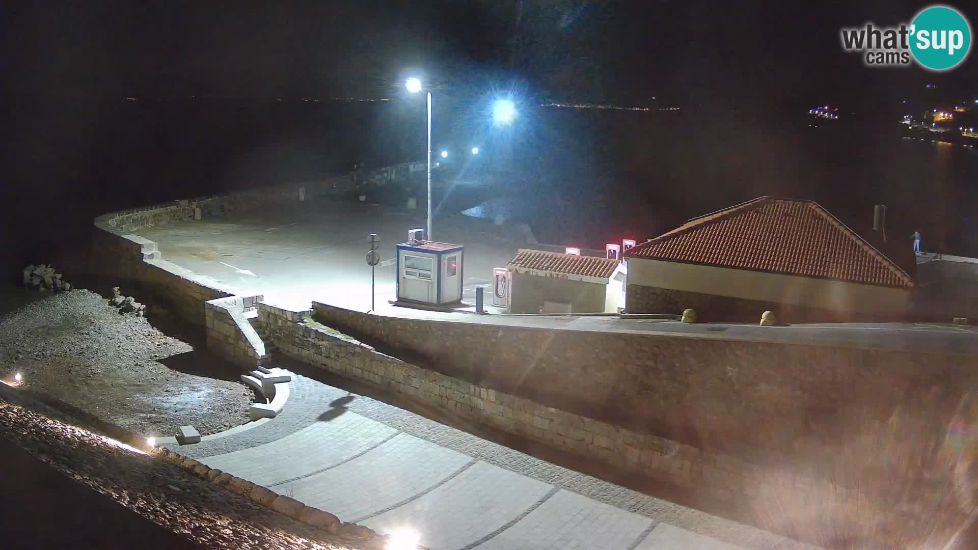 Senj Harbour Webcam – Breakwater & Lighthouse Live View