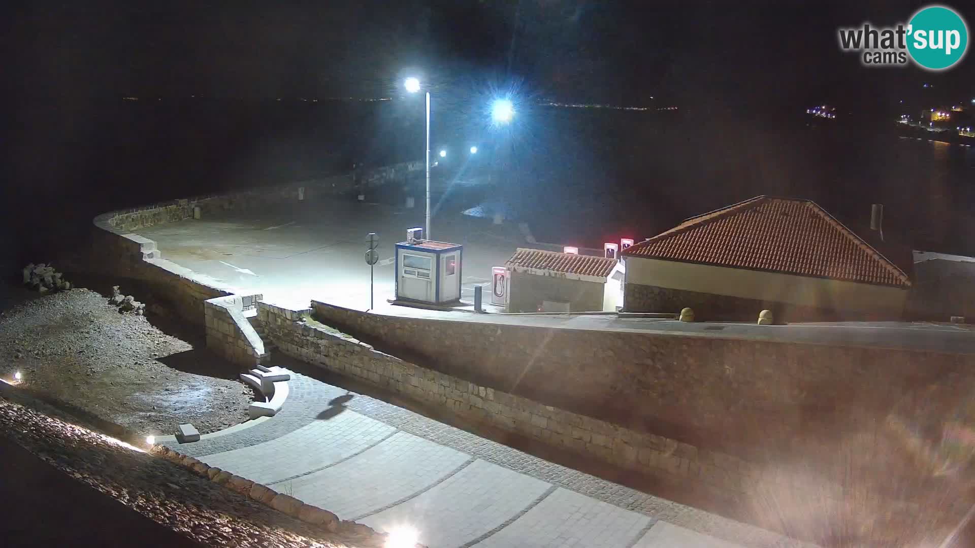 Senj Harbour Webcam – Breakwater & Lighthouse Live View