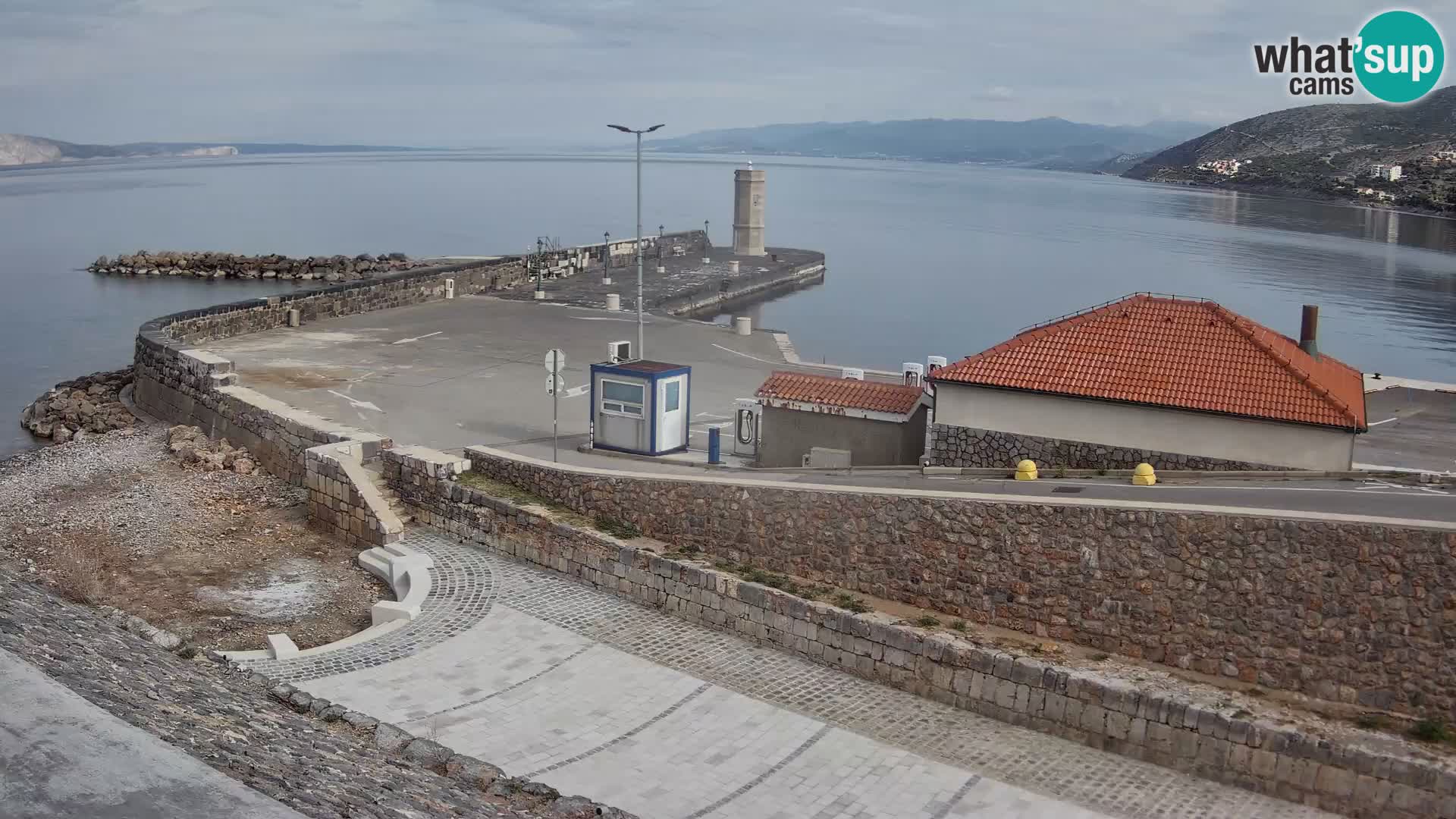 Senj Harbour Webcam – Breakwater & Lighthouse Live View