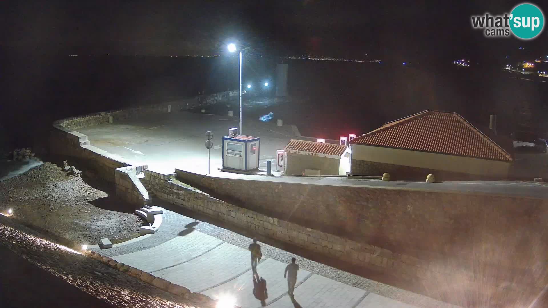Senj Hafen Webcam – Wellenbrecher & Leuchtturm Liveblick