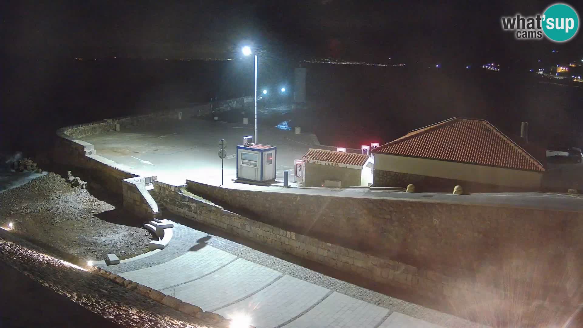 Senj Harbour Webcam – Breakwater & Lighthouse Live View