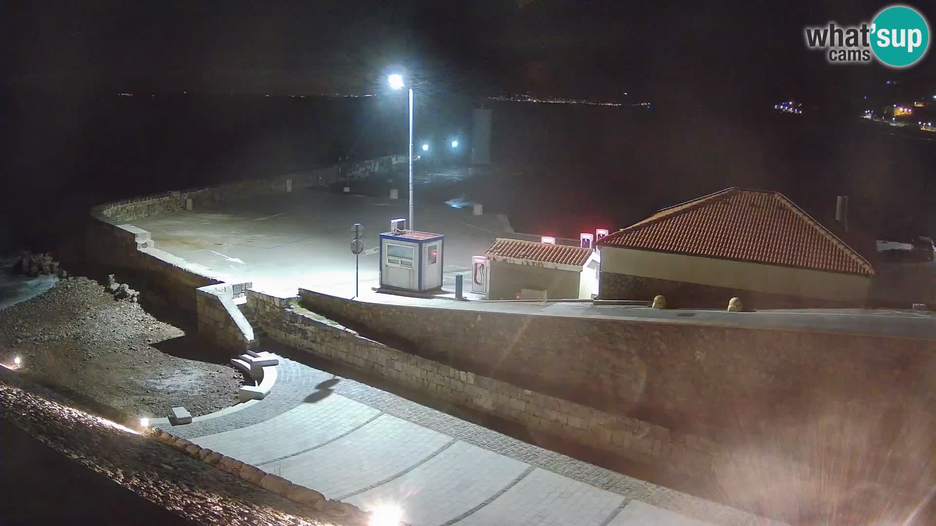 Senj Harbour Webcam – Breakwater & Lighthouse Live View