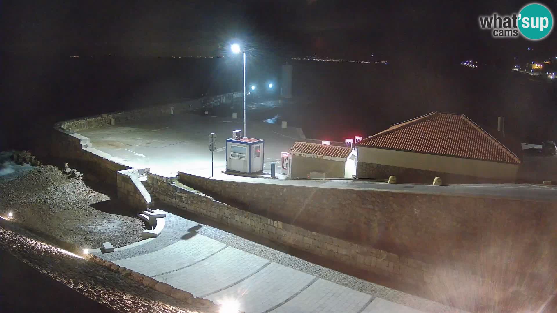 Senj Harbour Webcam – Breakwater & Lighthouse Live View