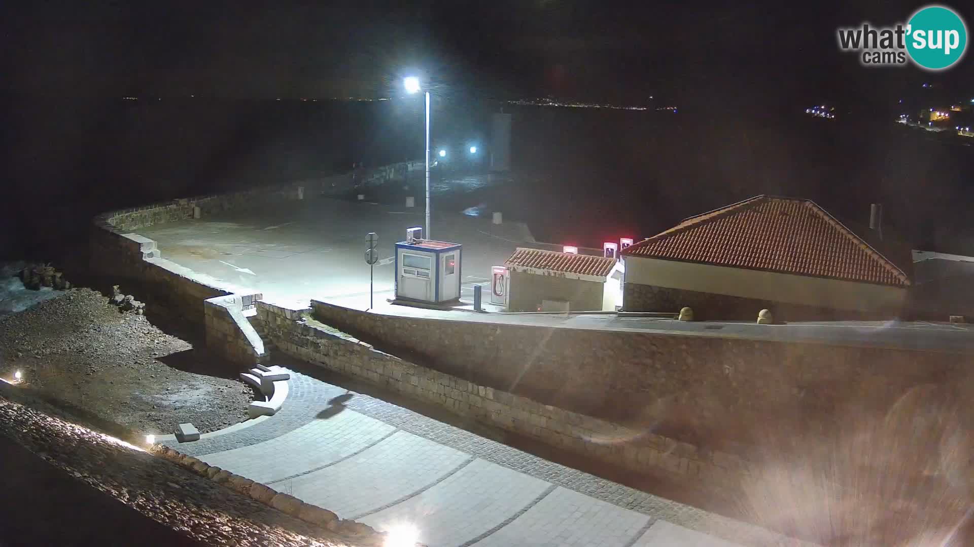 Senj Harbour Webcam – Breakwater & Lighthouse Live View