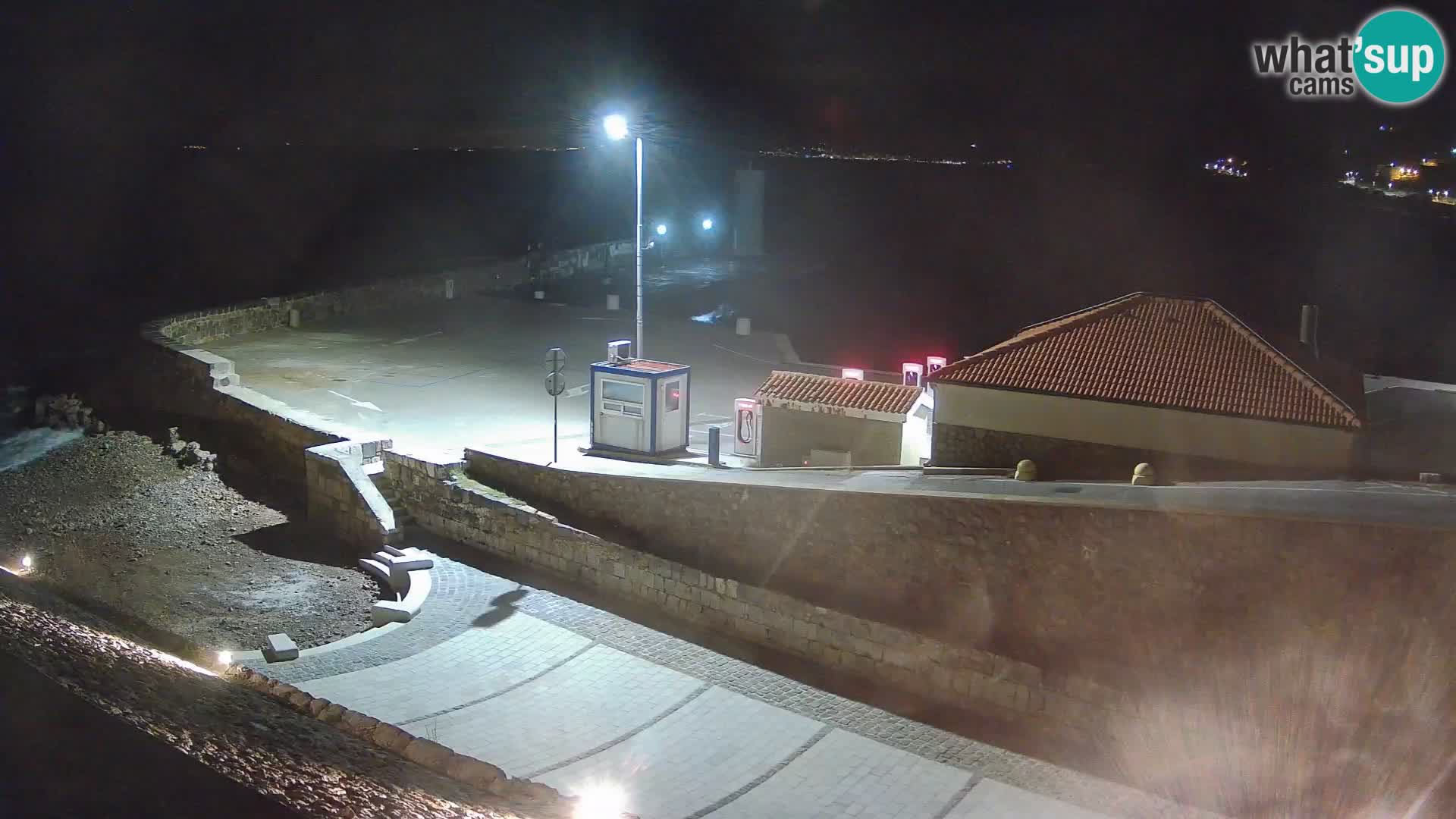 Senj Harbour Webcam – Breakwater & Lighthouse Live View