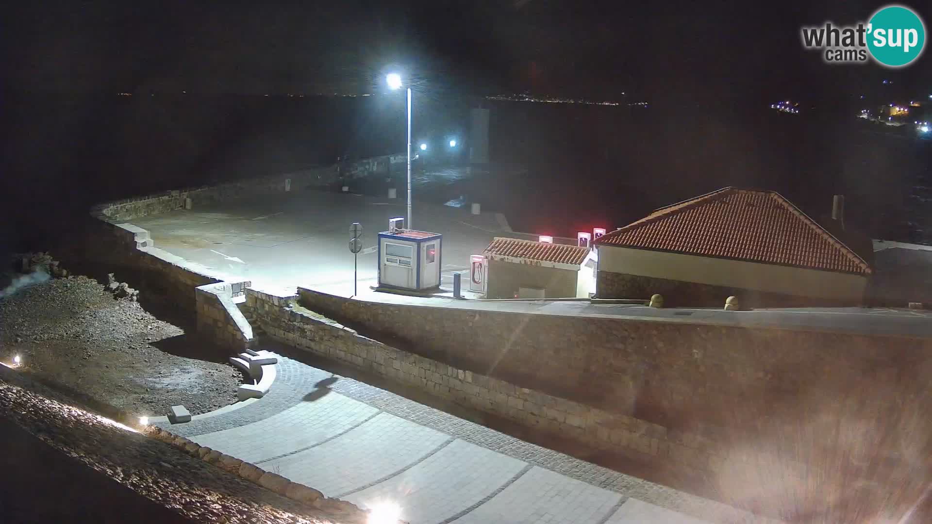 Webcam puerto de Senj – Rompeolas y faro en directo