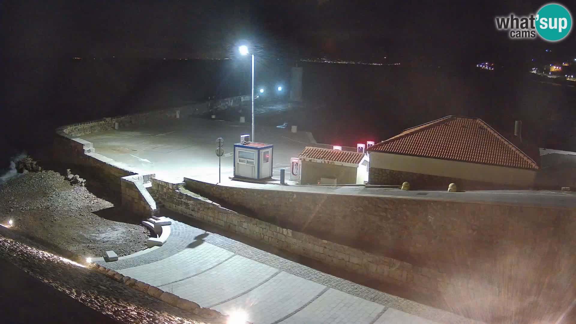 Senj Harbour Webcam – Breakwater & Lighthouse Live View