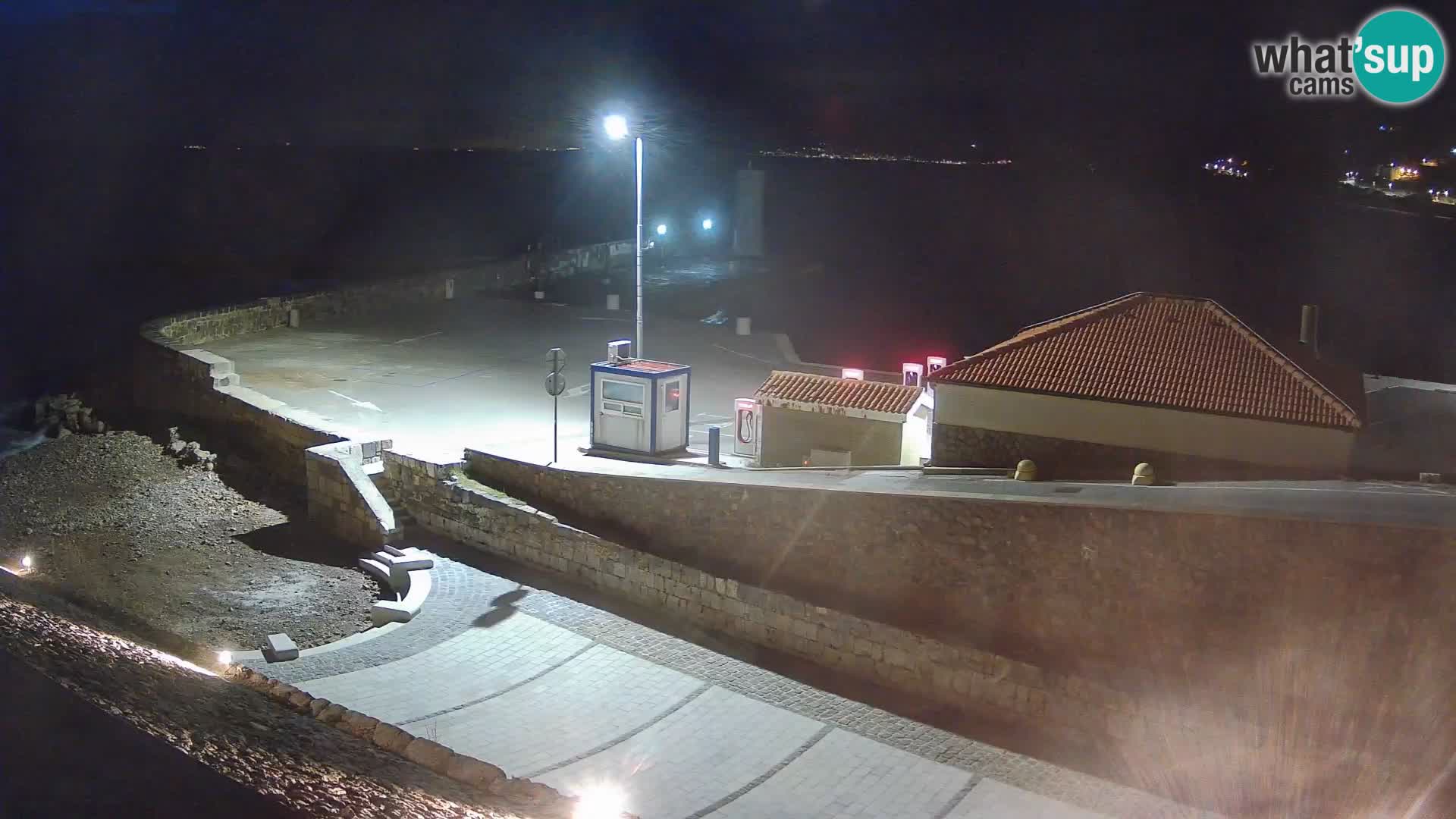 Senj Harbour Webcam – Breakwater & Lighthouse Live View