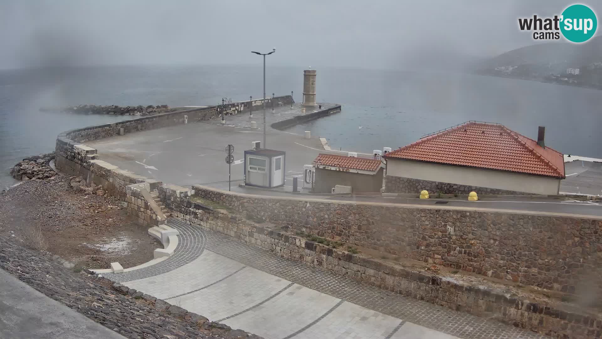 Web kamera Senj luka – Lukobran i svjetionik uživo
