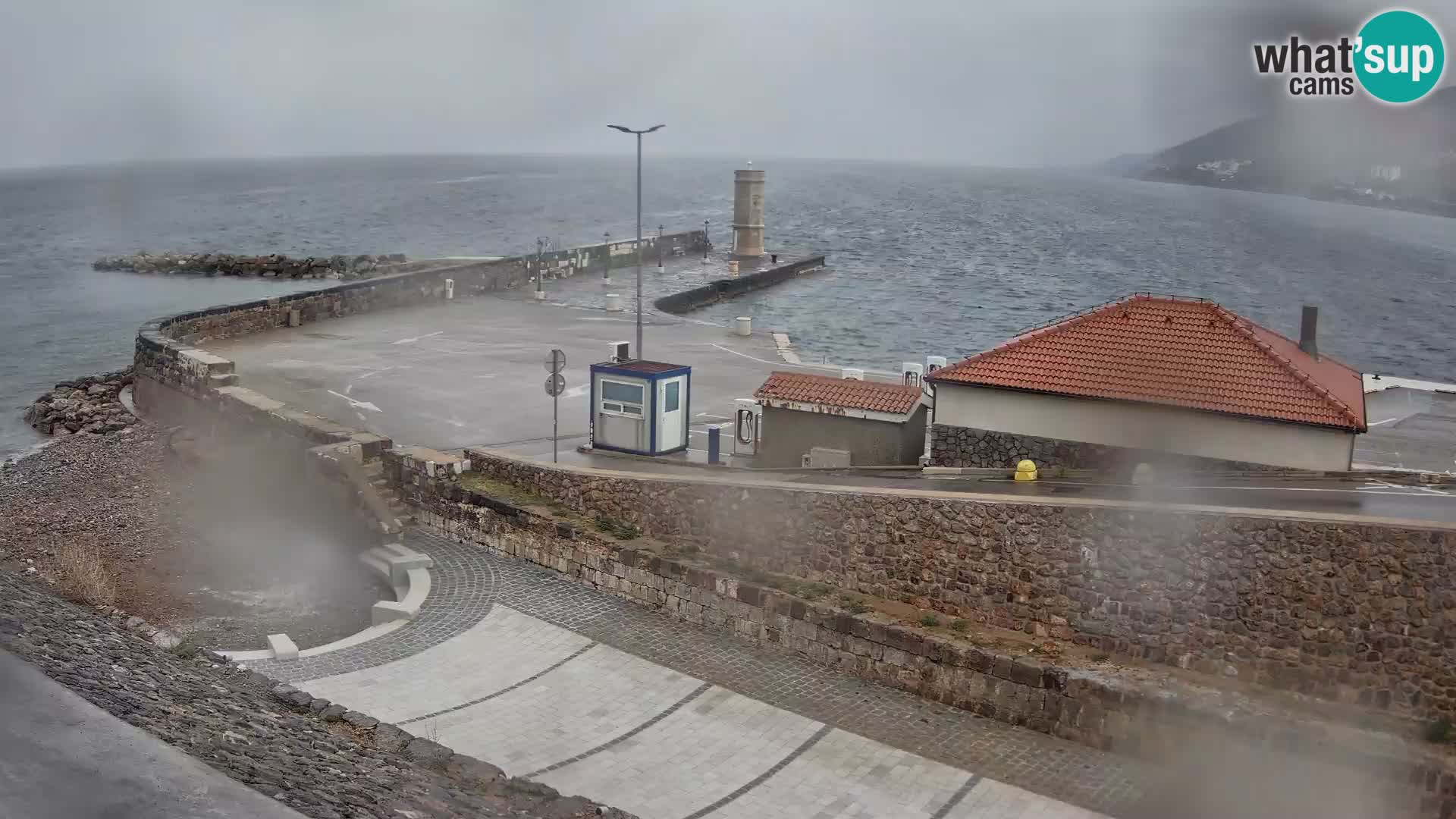 Senj Harbour Webcam – Breakwater & Lighthouse Live View