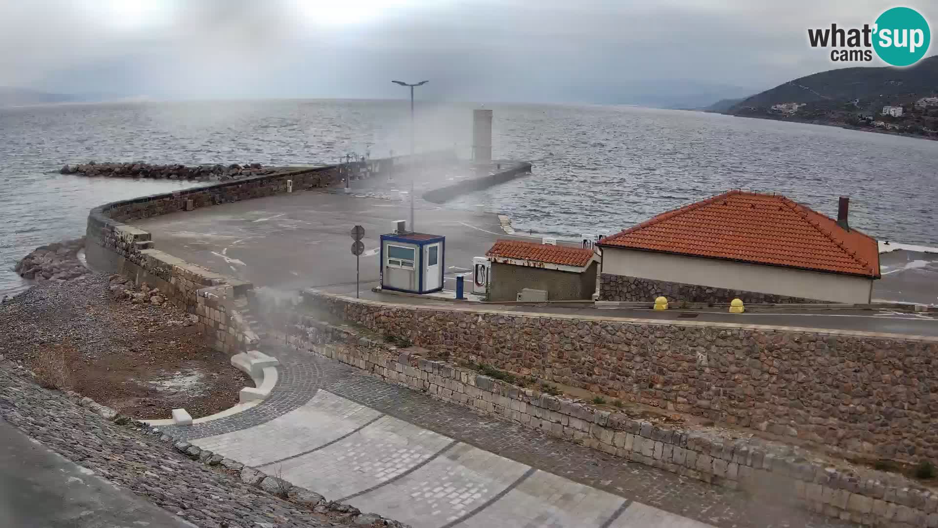 Senj Harbour Webcam – Breakwater & Lighthouse Live View