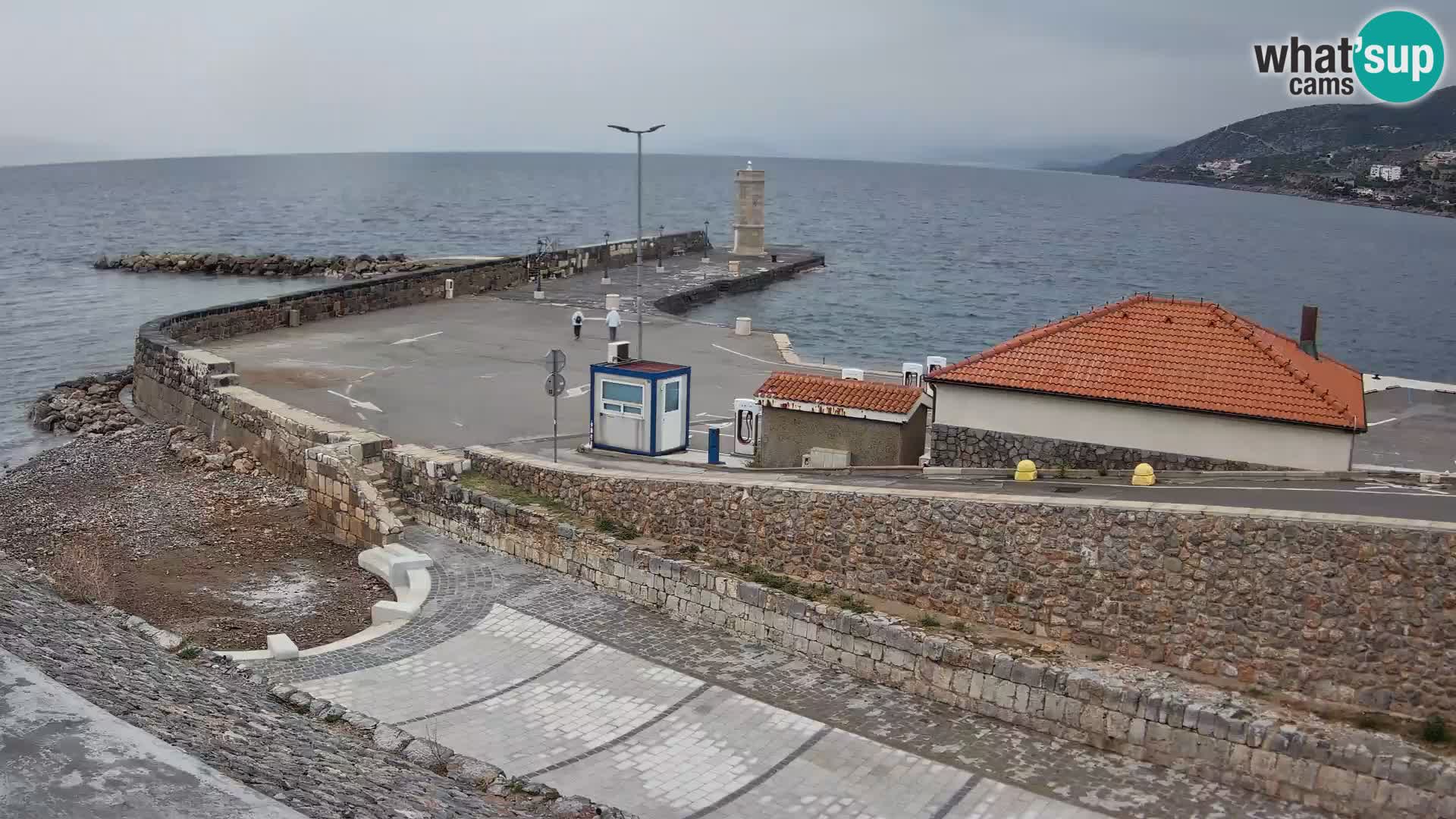 Webcam Porto di Segna – Frangiflutti e Faro in diretta