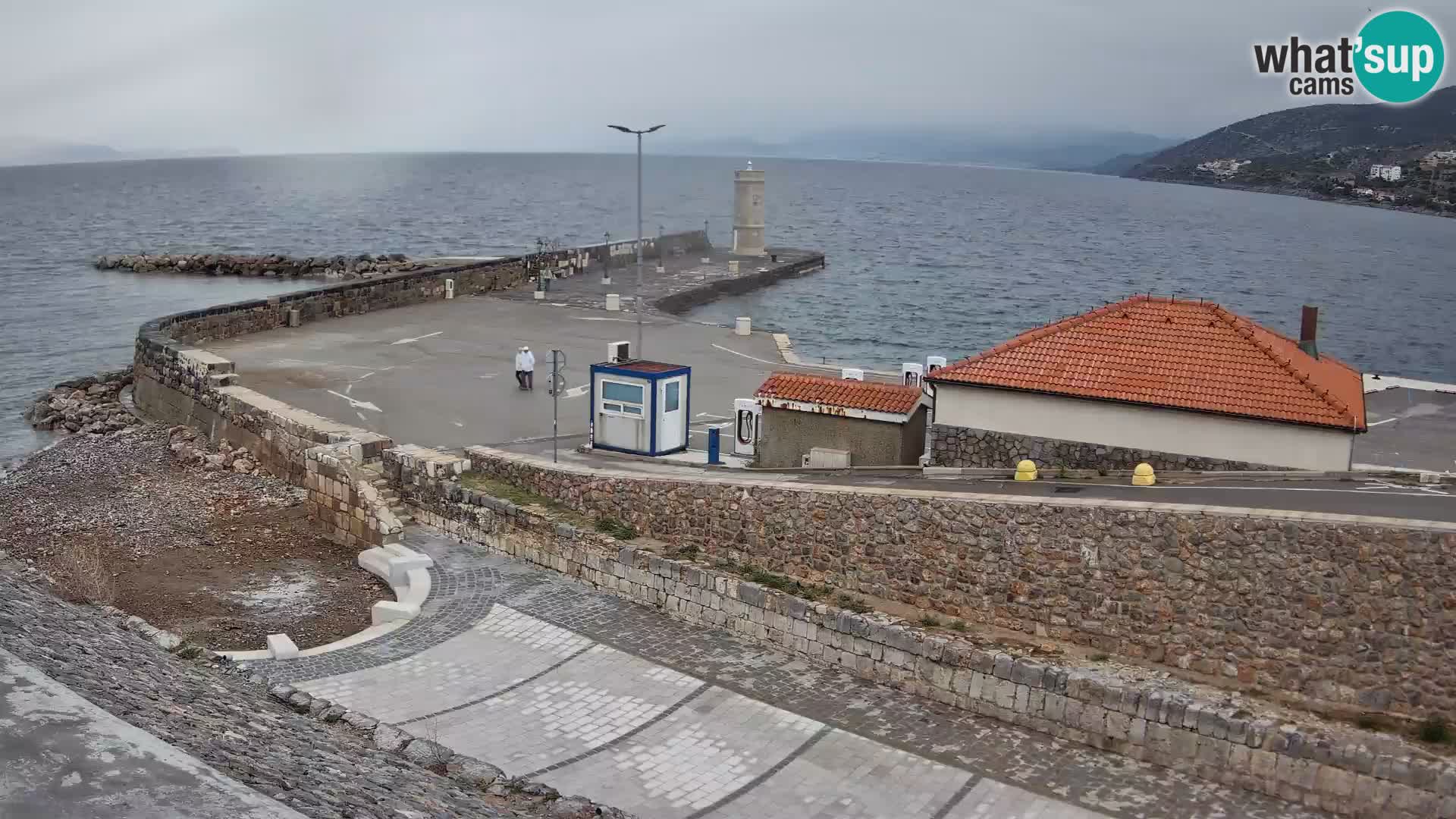 Web kamera Senj luka – Lukobran i svjetionik uživo