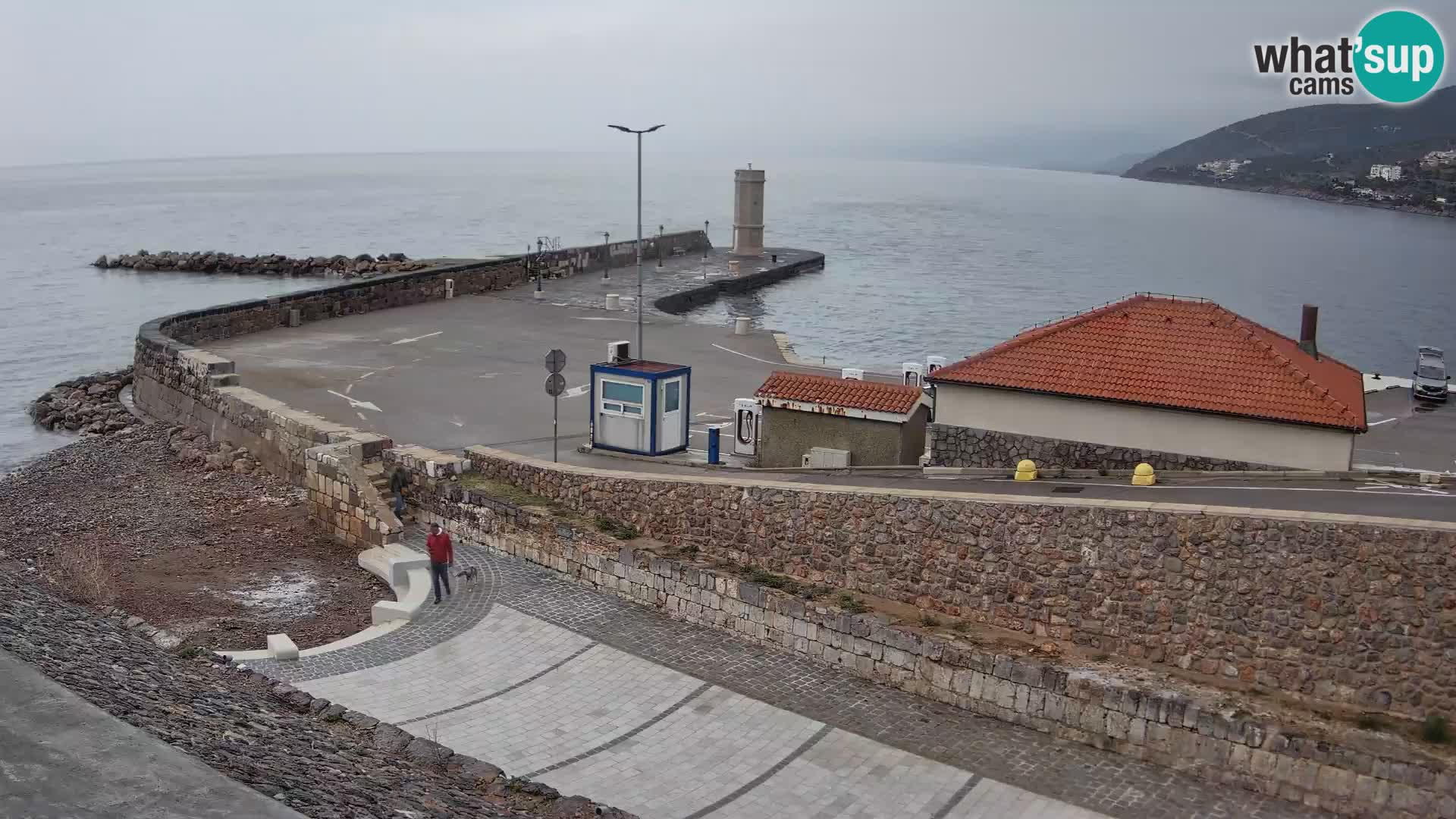 Senj Harbour Webcam – Breakwater & Lighthouse Live View