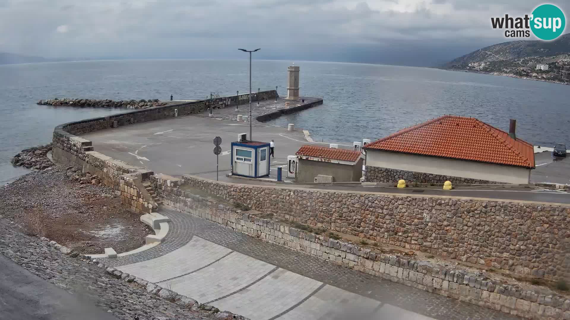 Webcam Porto di Segna – Frangiflutti e Faro in diretta