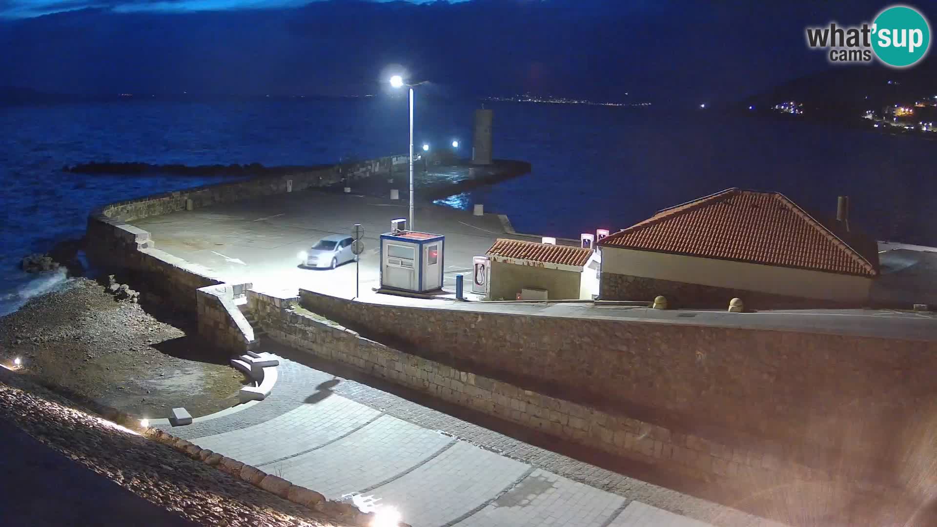 Senj Harbour Webcam – Breakwater & Lighthouse Live View