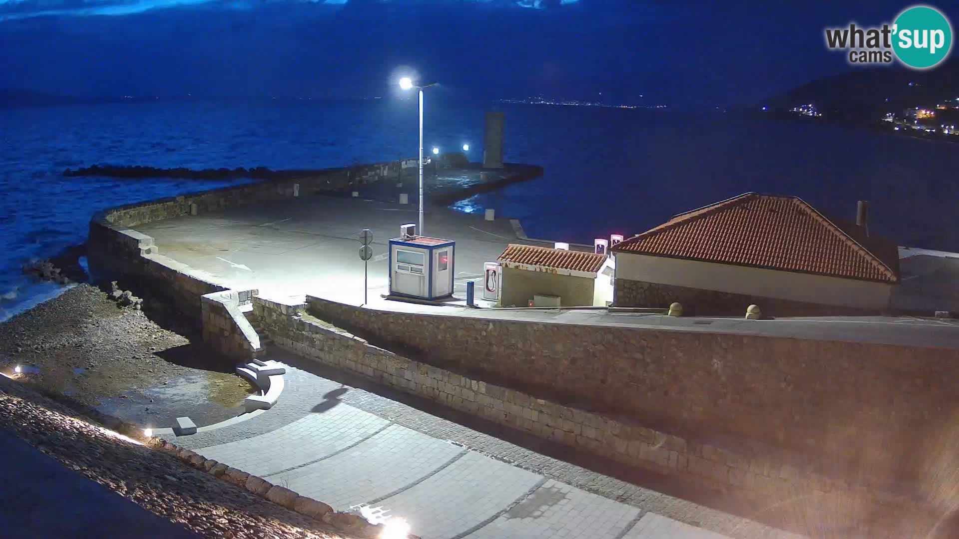 Senj Harbour Webcam – Breakwater & Lighthouse Live View