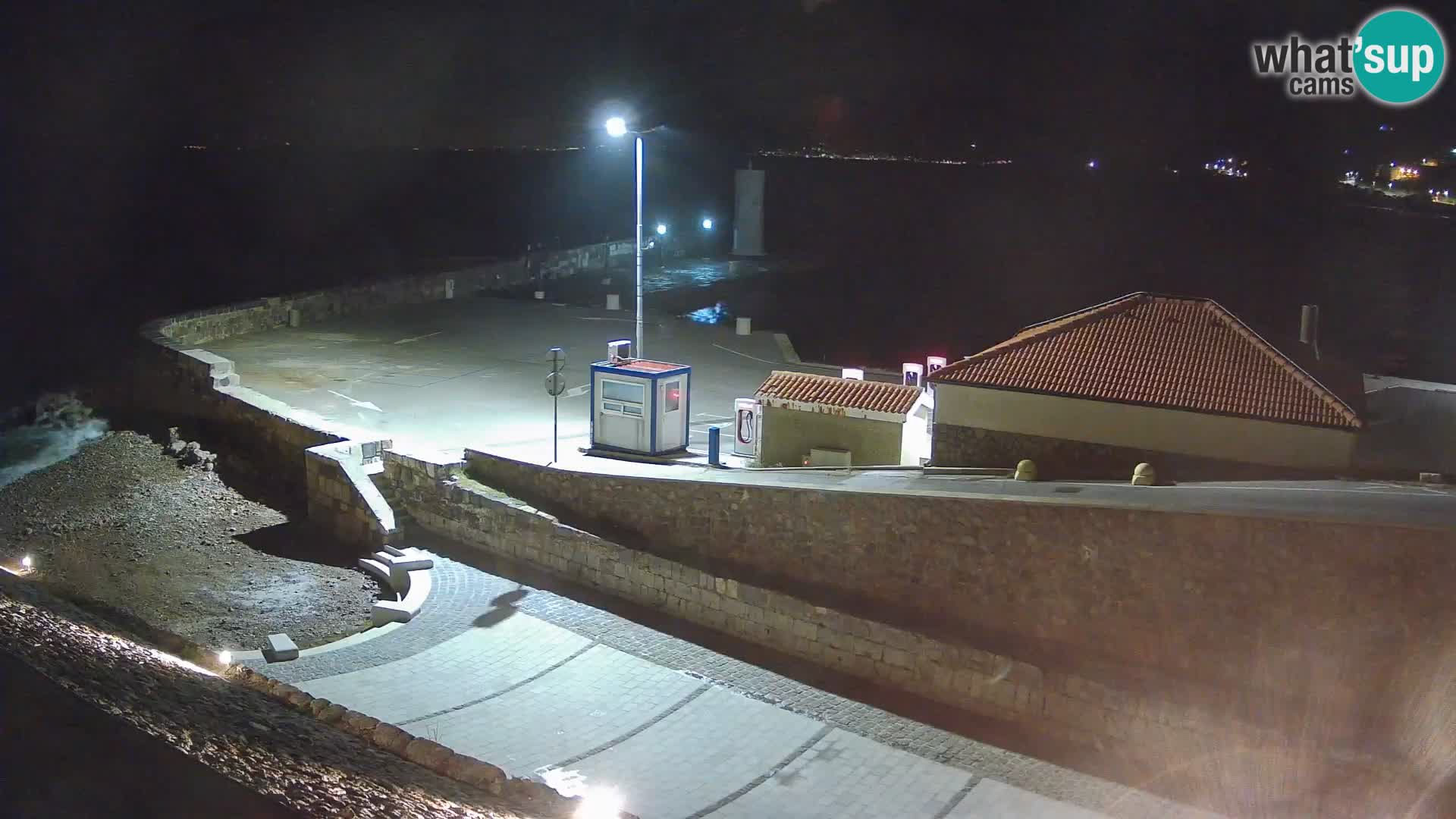 Senj Harbour Webcam – Breakwater & Lighthouse Live View