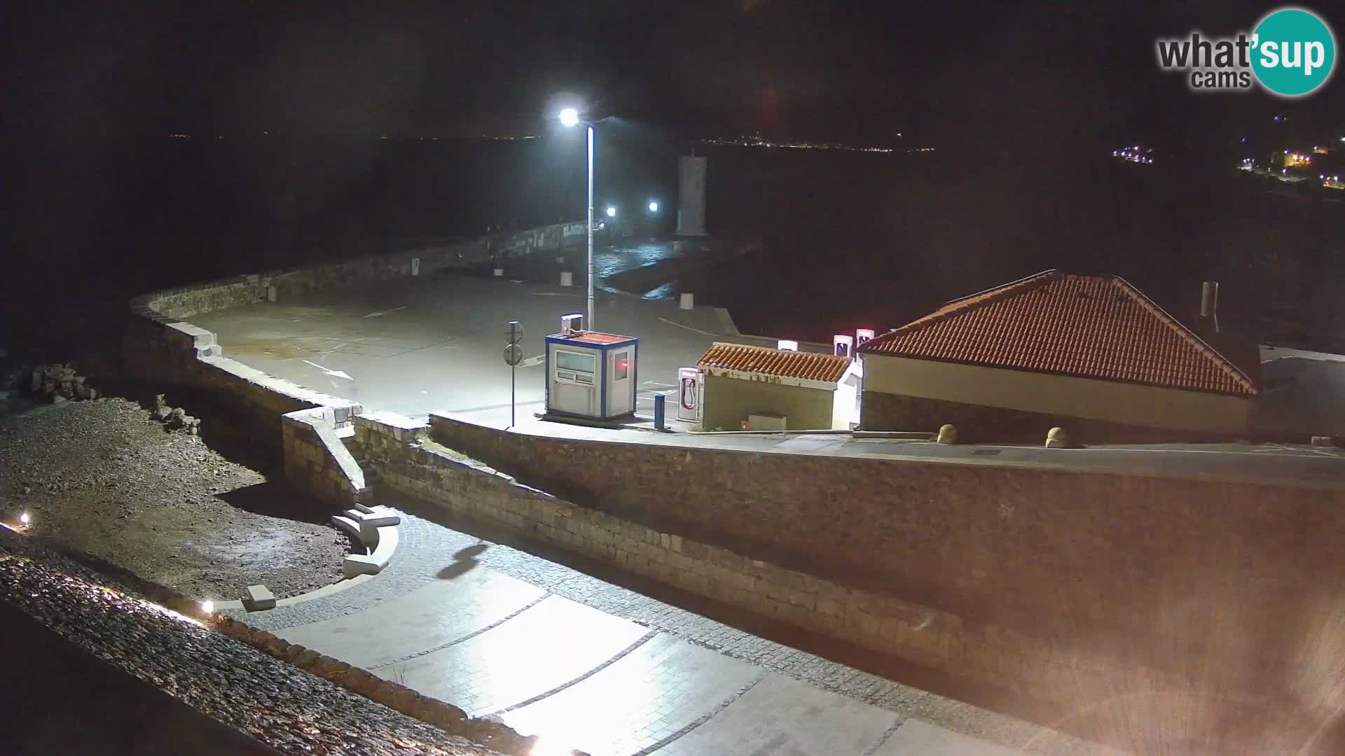 Webcam puerto de Senj – Rompeolas y faro en directo
