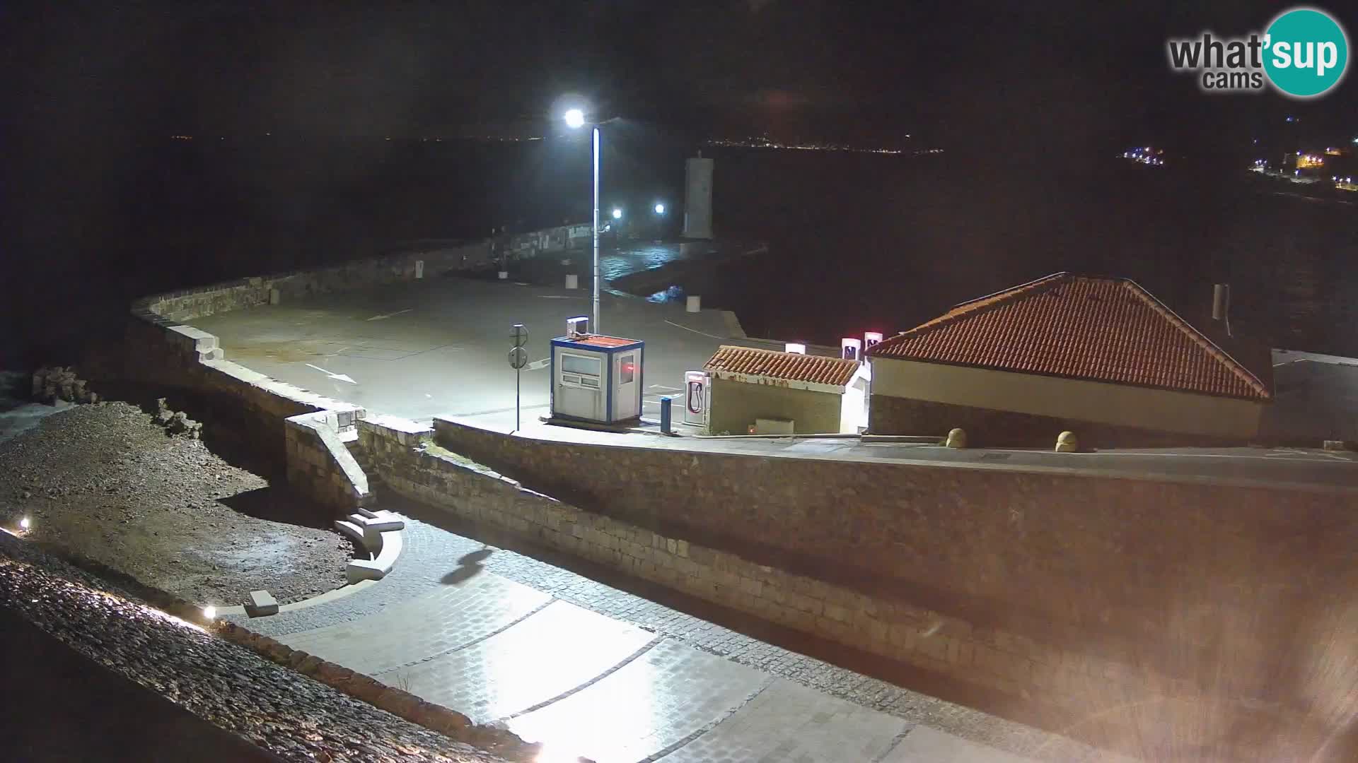 Senj Harbour Webcam – Breakwater & Lighthouse Live View