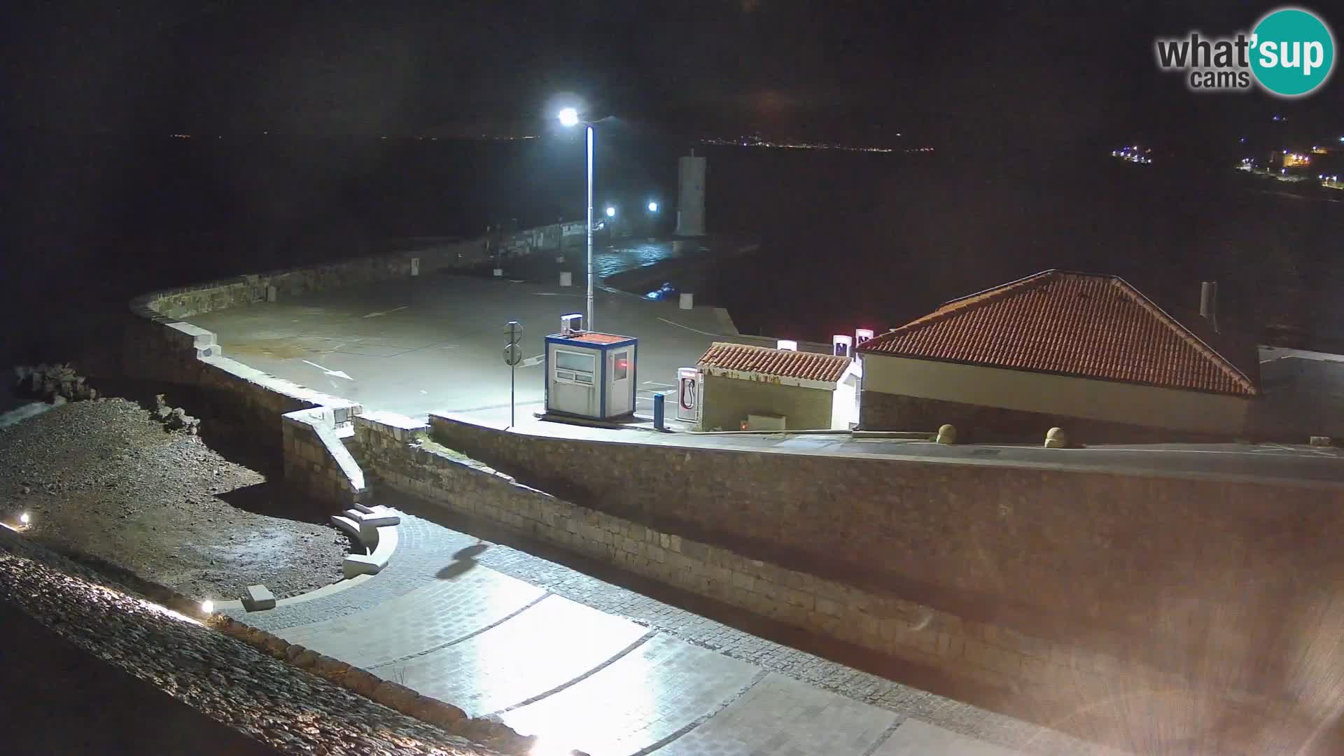 Senj Harbour Webcam – Breakwater & Lighthouse Live View