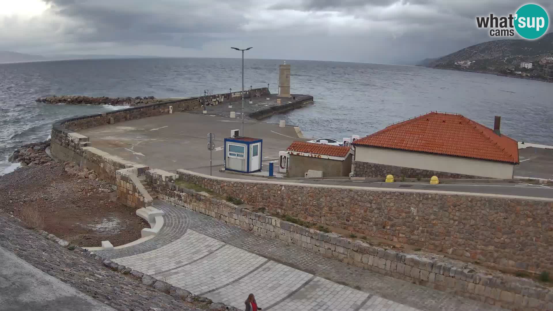 Senj Harbour Webcam – Breakwater & Lighthouse Live View