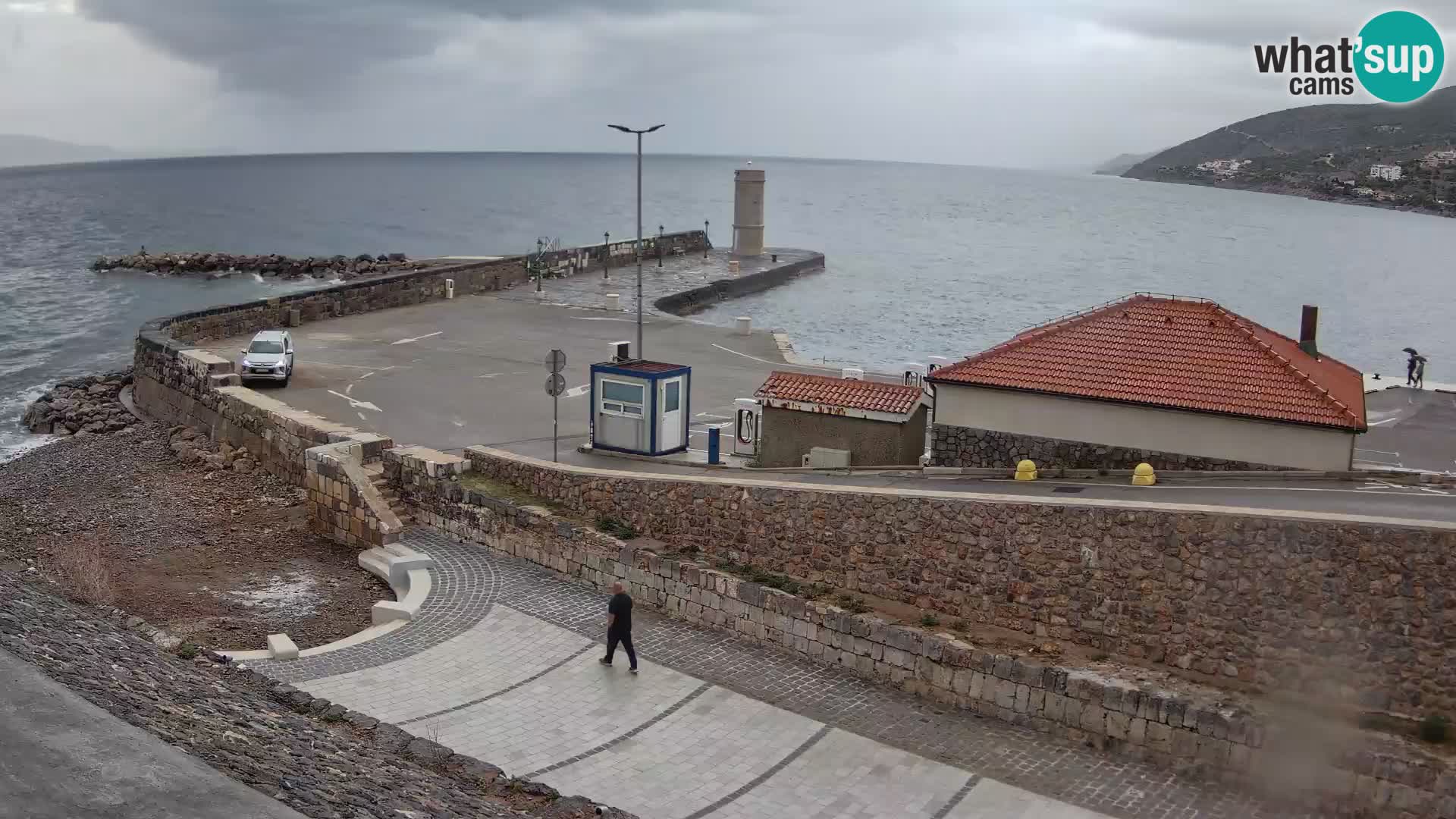 Web kamera Senj luka – Lukobran i svjetionik uživo