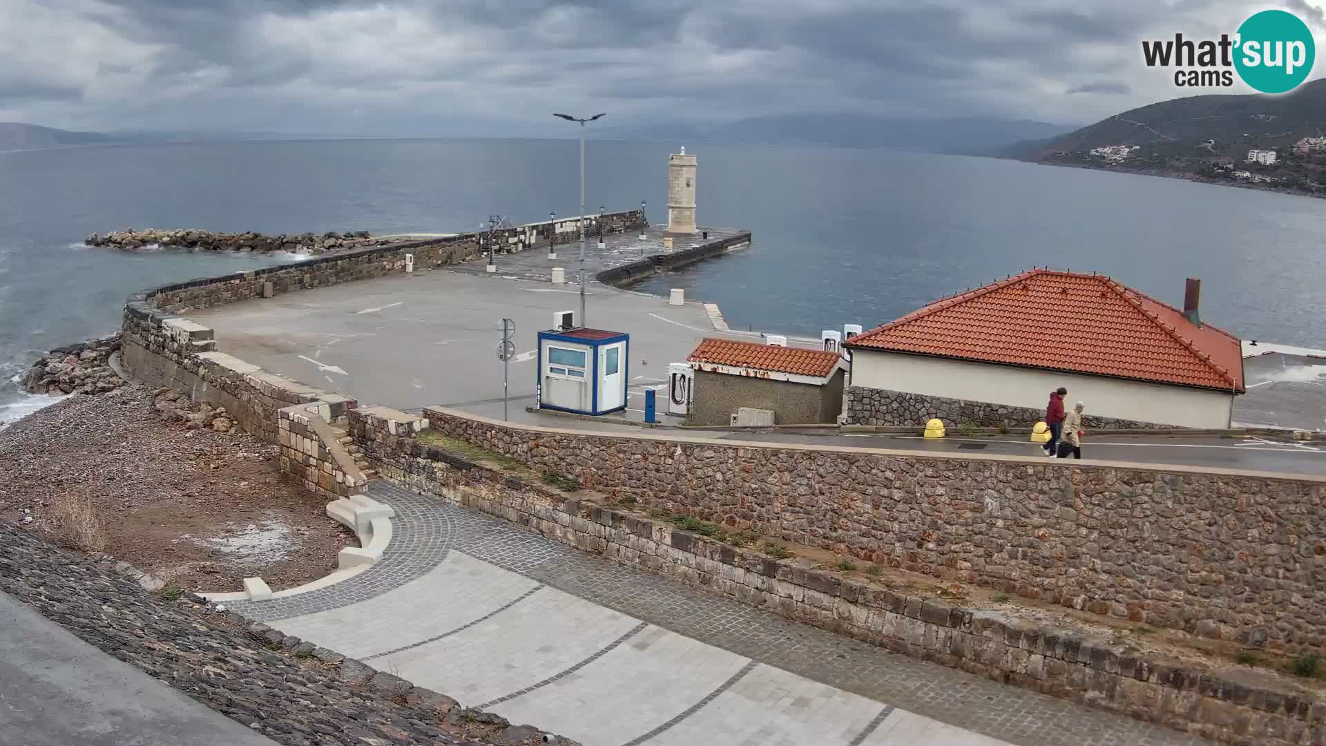 Senj Harbour Webcam – Breakwater & Lighthouse Live View