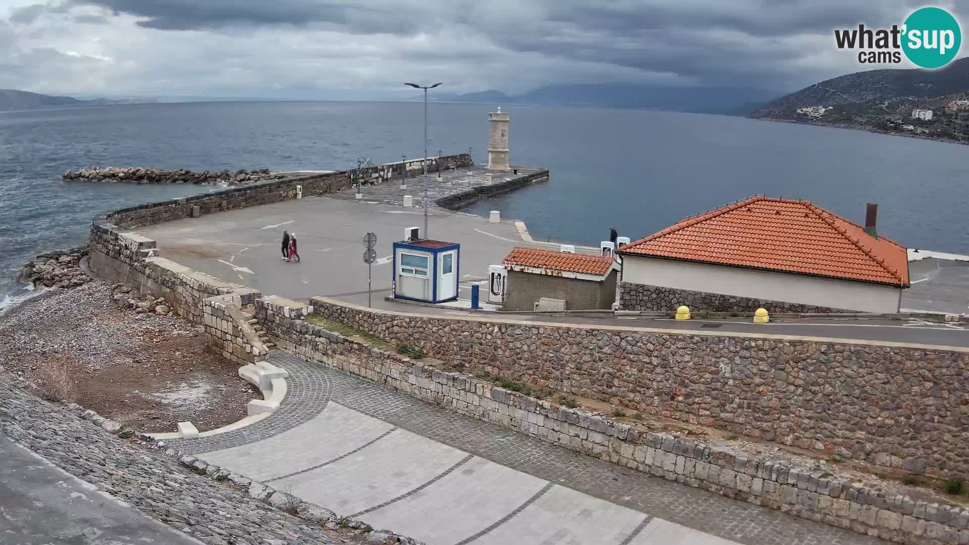 Web kamera Senj luka – Lukobran i svjetionik uživo