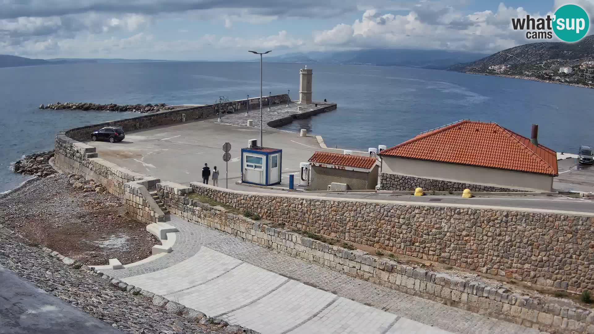 Senj Harbour Webcam – Breakwater & Lighthouse Live View