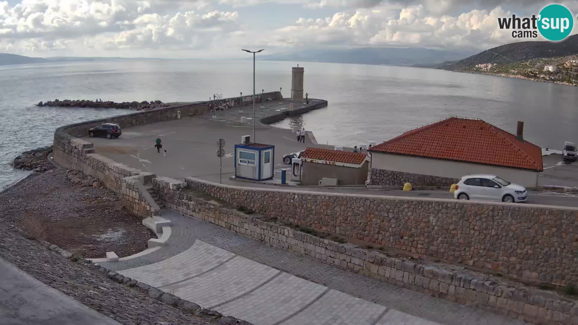 Web kamera Senj luka – Lukobran i svjetionik uživo