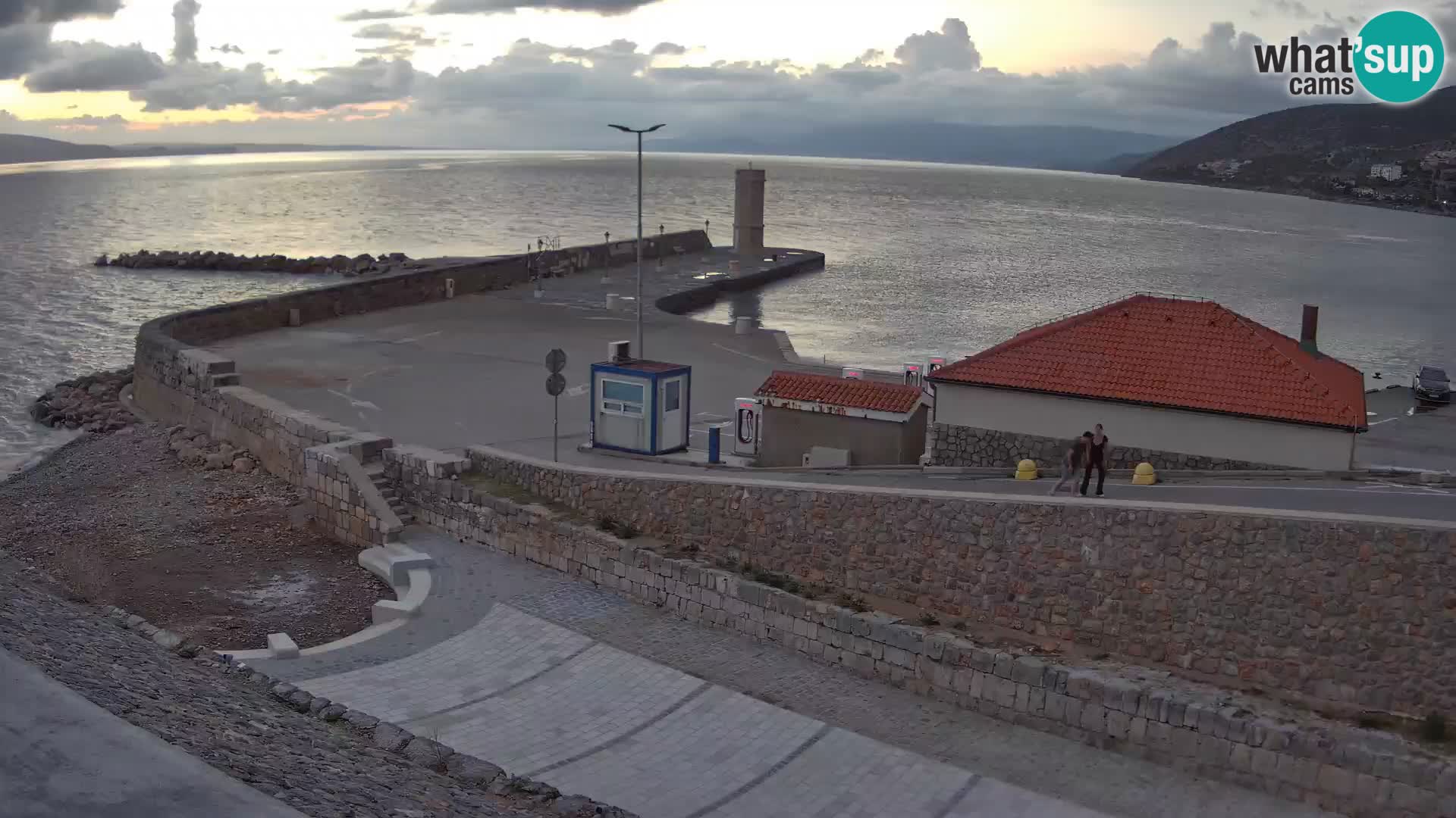 Senj Harbour Webcam – Breakwater & Lighthouse Live View