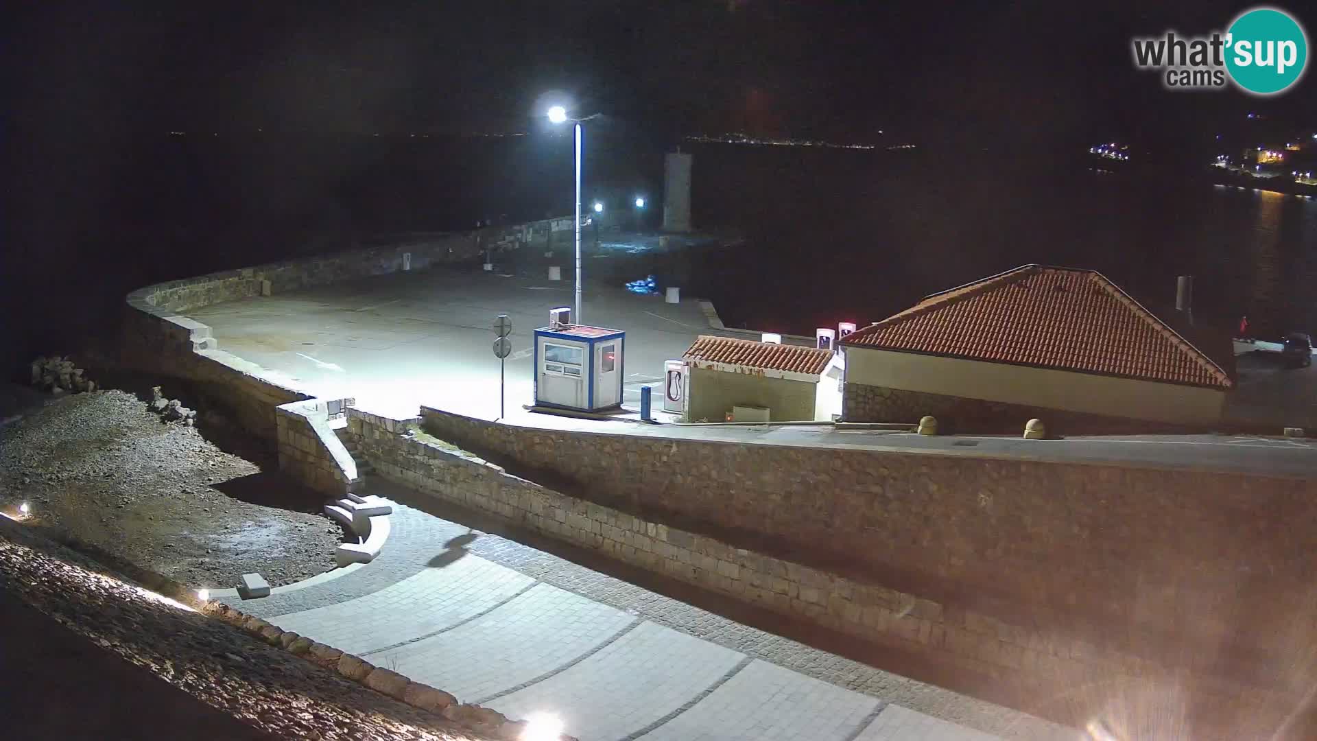 Senj Harbour Webcam – Breakwater & Lighthouse Live View