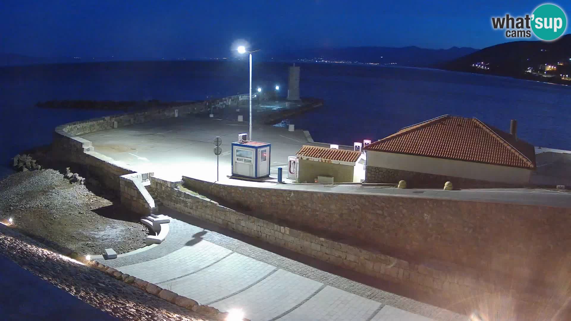 Senj Harbour Webcam – Breakwater & Lighthouse Live View
