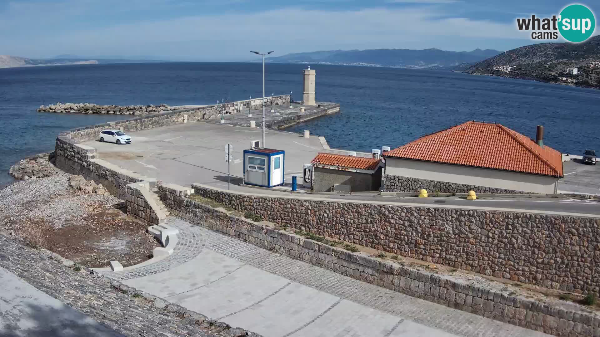 Senj Harbour Webcam – Breakwater & Lighthouse Live View