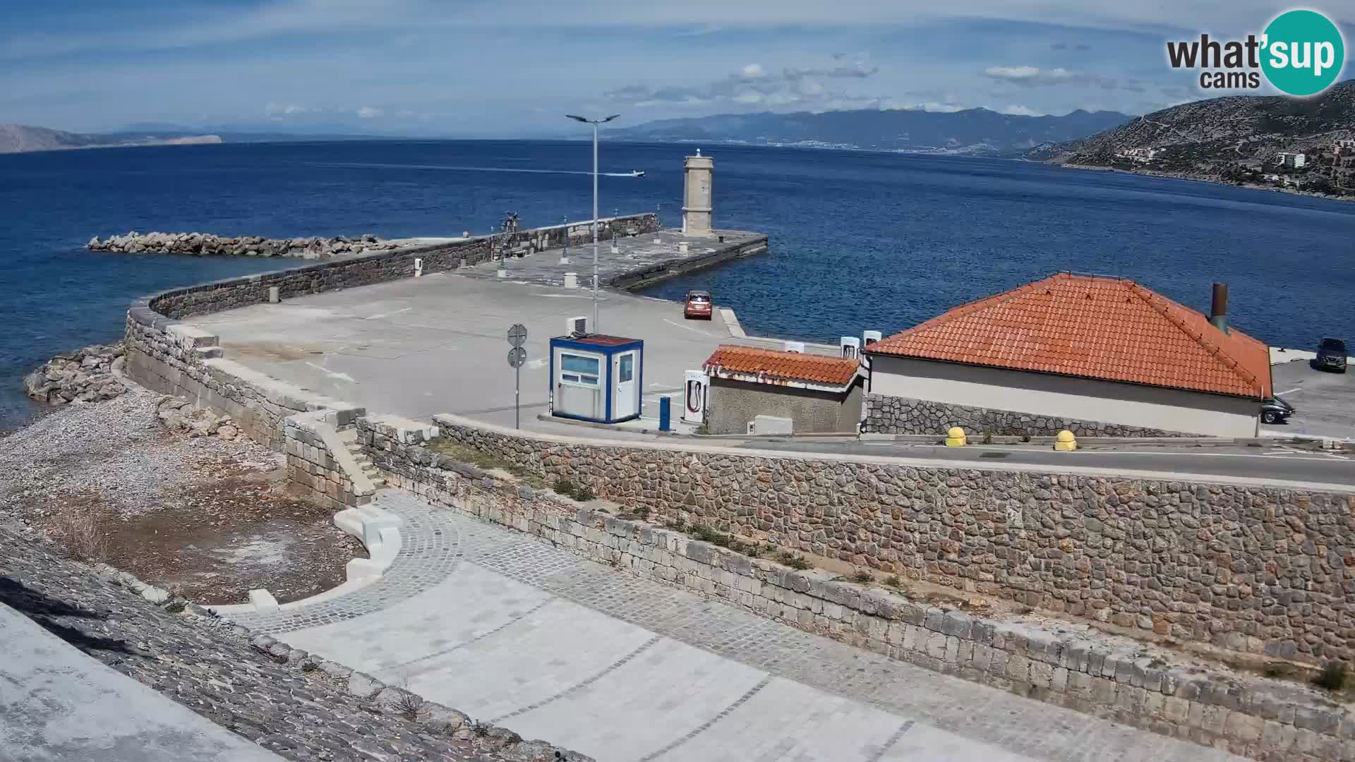 Senj Harbour Webcam – Breakwater & Lighthouse Live View