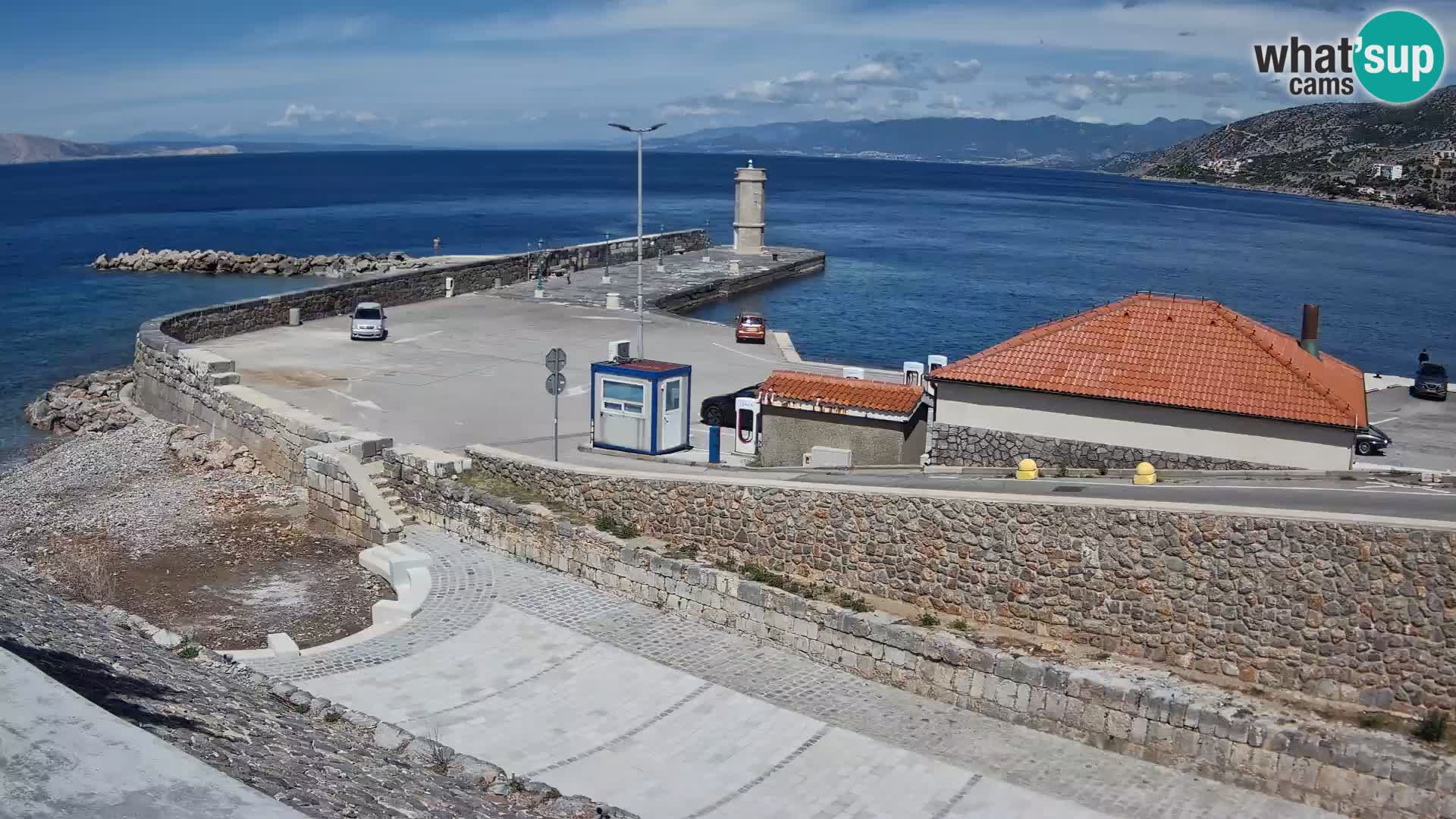 Senj Harbour Webcam – Breakwater & Lighthouse Live View