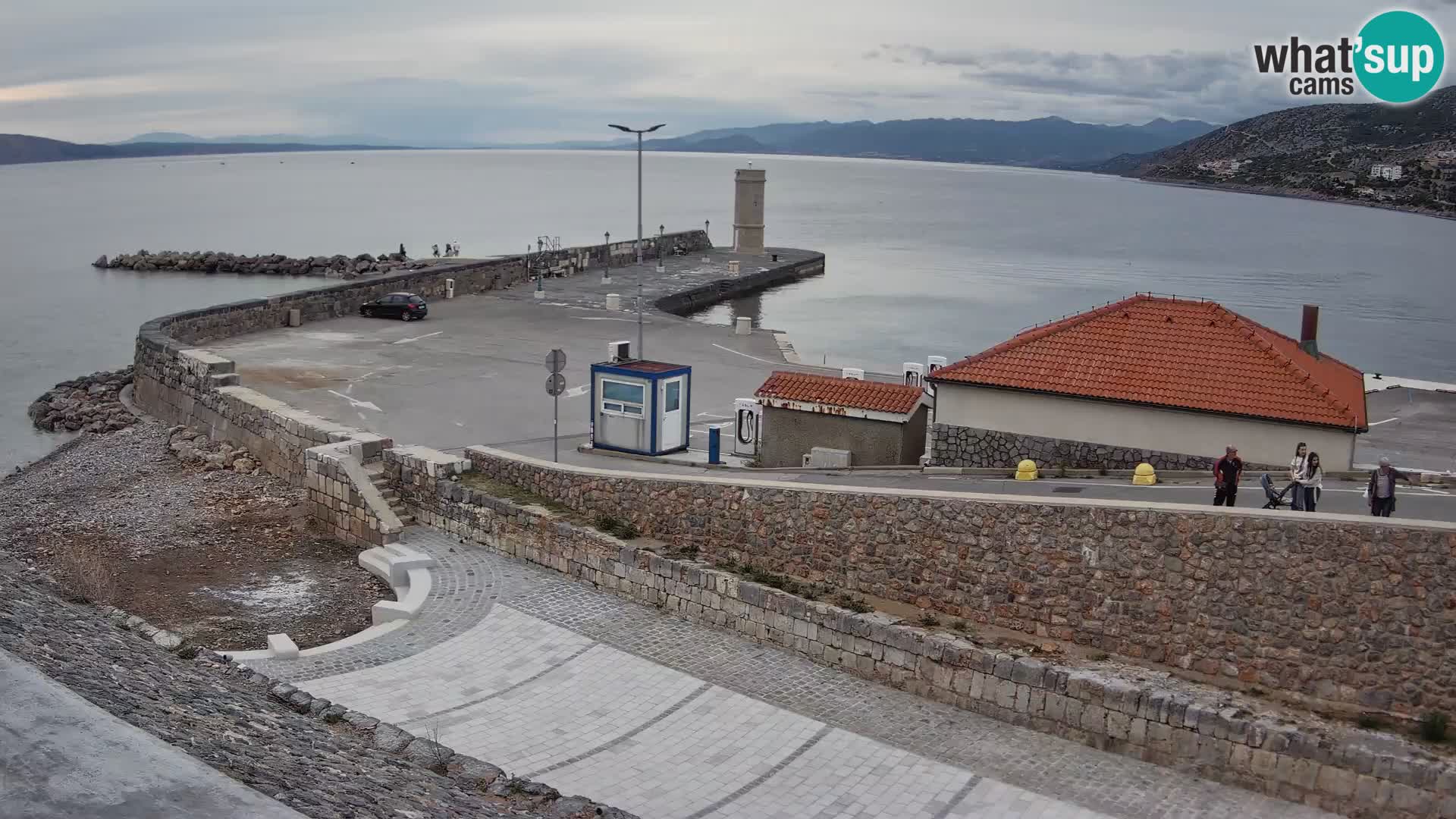 Senj Harbour Webcam – Breakwater & Lighthouse Live View