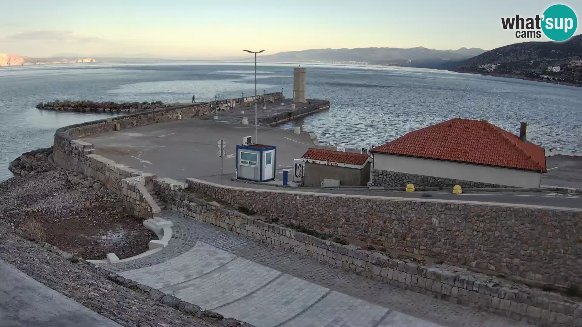 Senj Harbour Webcam – Breakwater & Lighthouse Live View