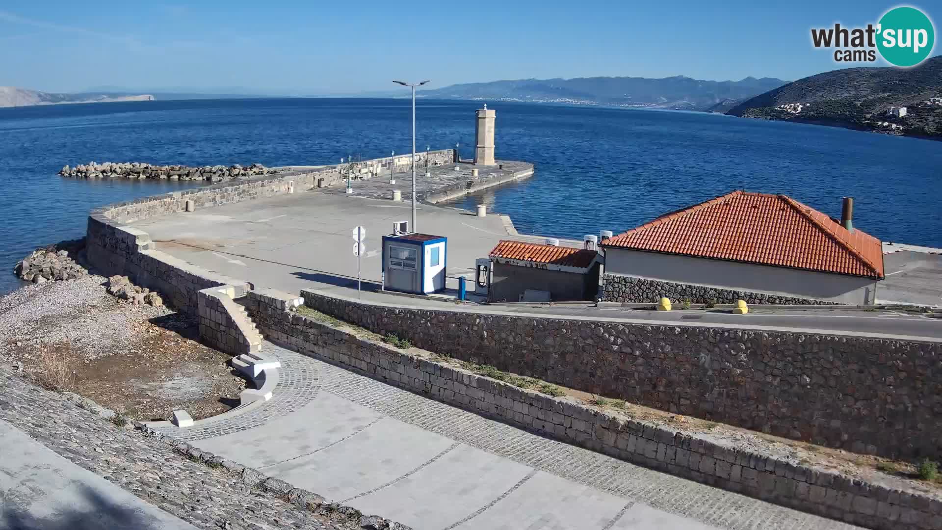 Senj Harbour Webcam – Breakwater & Lighthouse Live View