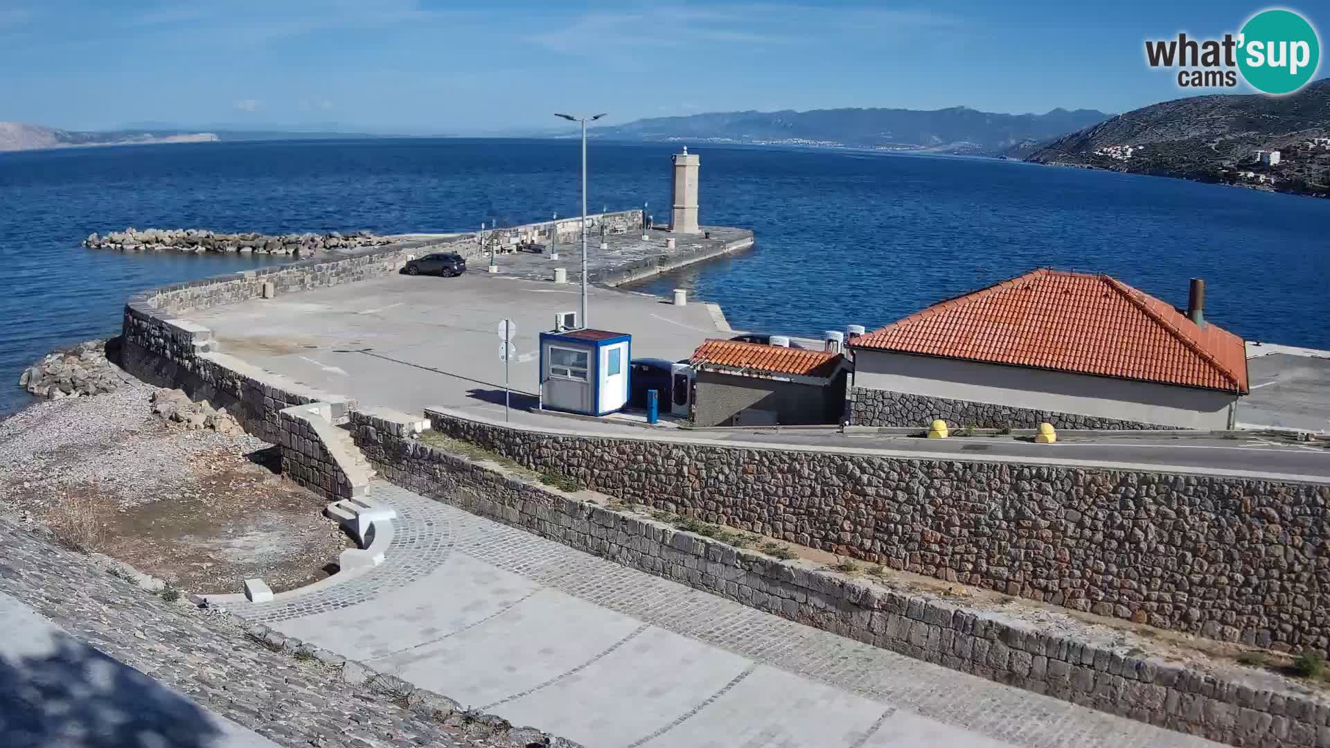 Webcam Porto di Segna – Frangiflutti e Faro in diretta