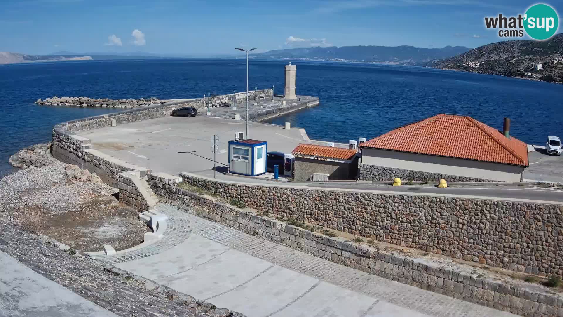 Senj Harbour Webcam – Breakwater & Lighthouse Live View