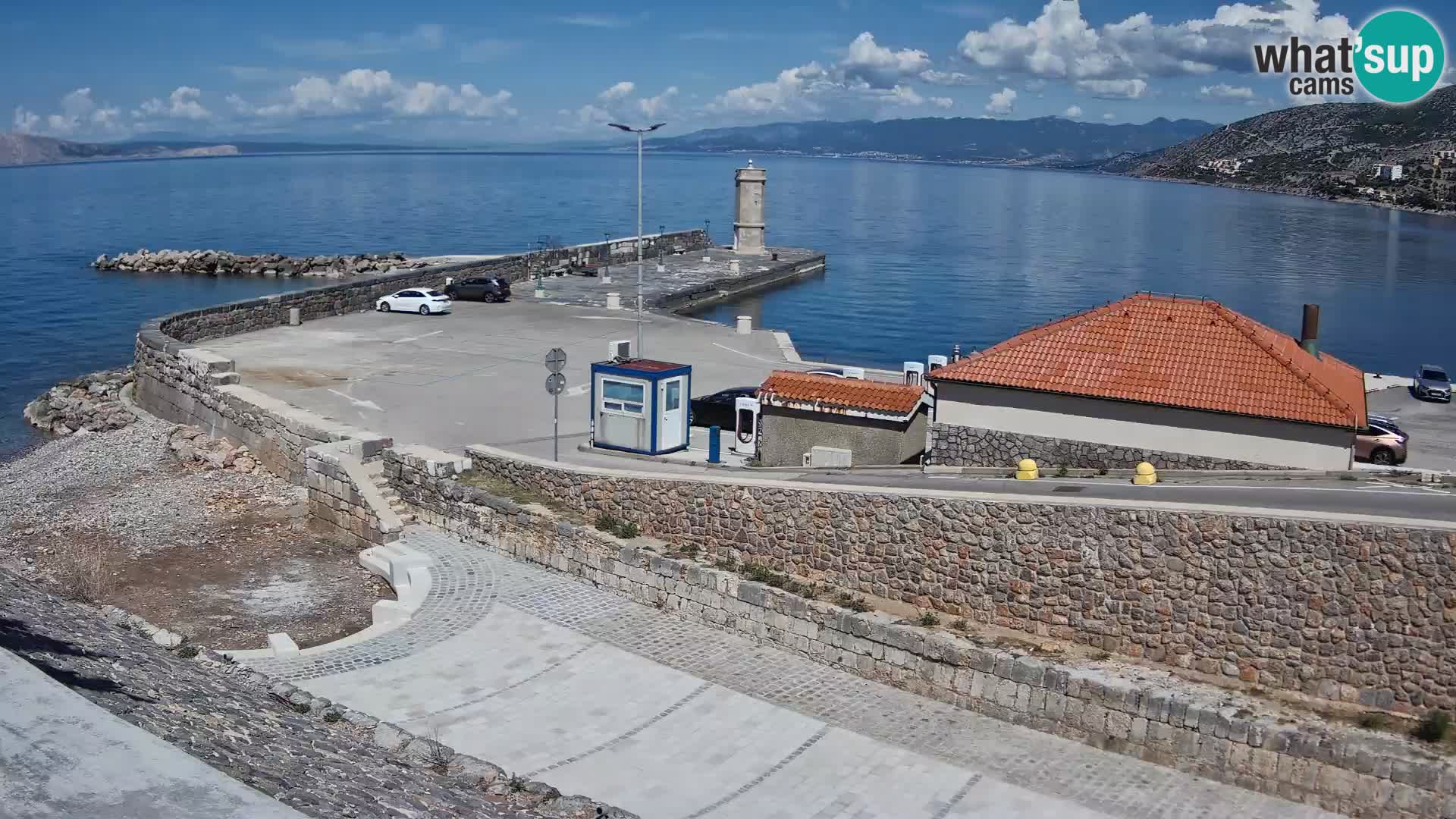 Webcam Porto di Segna – Frangiflutti e Faro in diretta