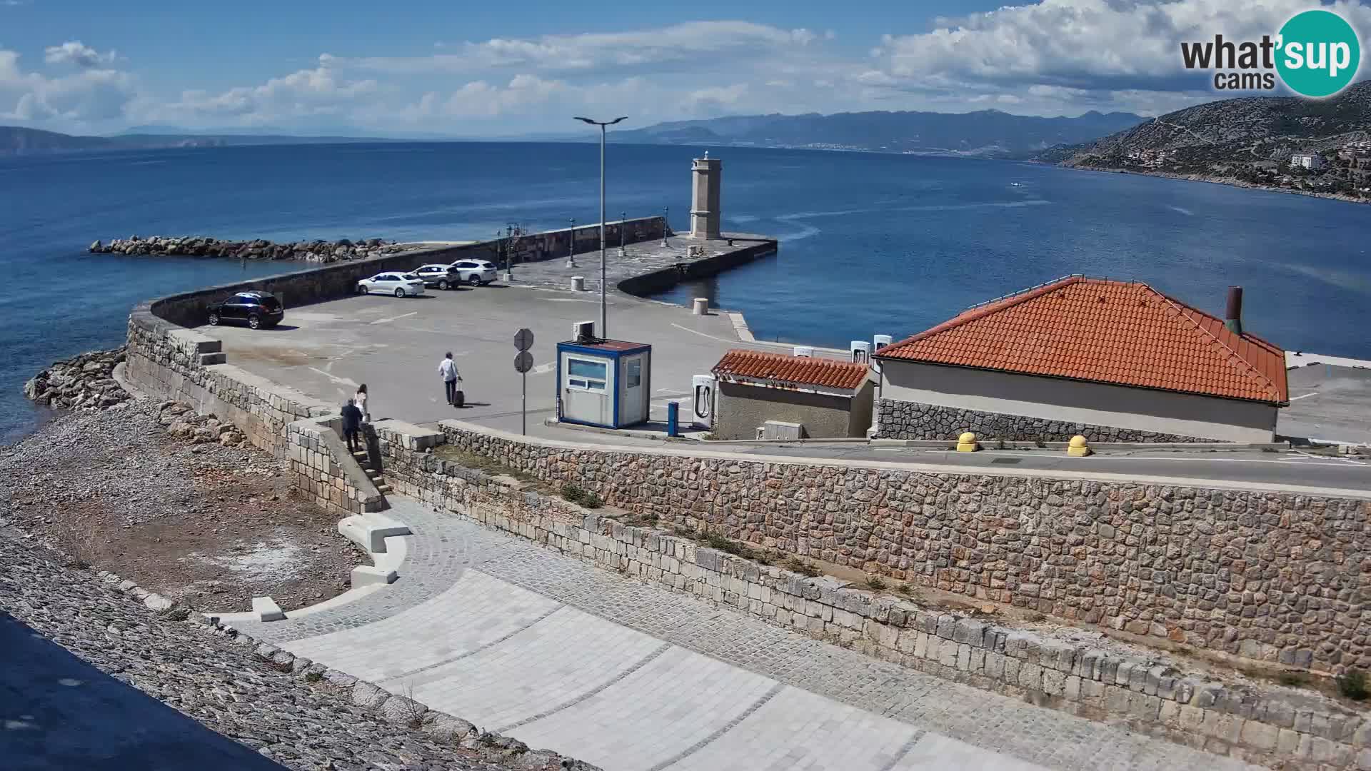 Senj Harbour Webcam – Breakwater & Lighthouse Live View