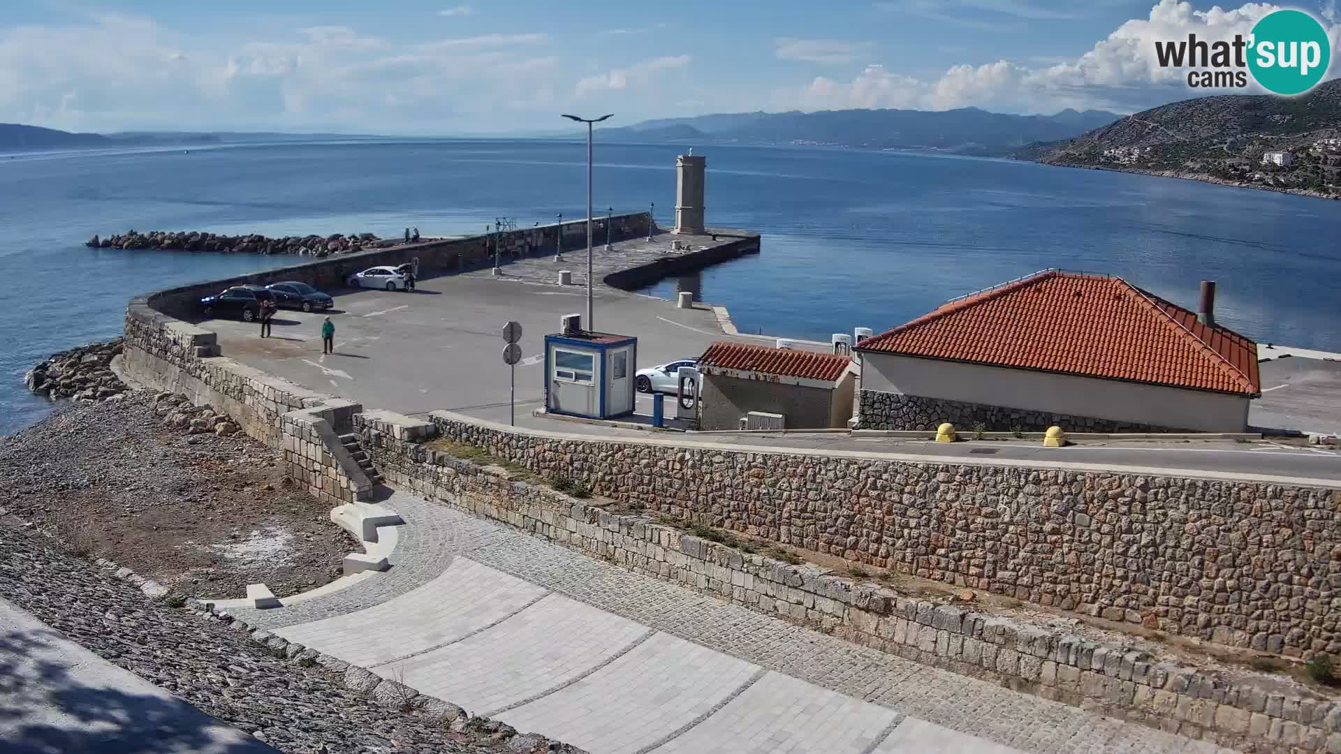 Senj Harbour Webcam – Breakwater & Lighthouse Live View