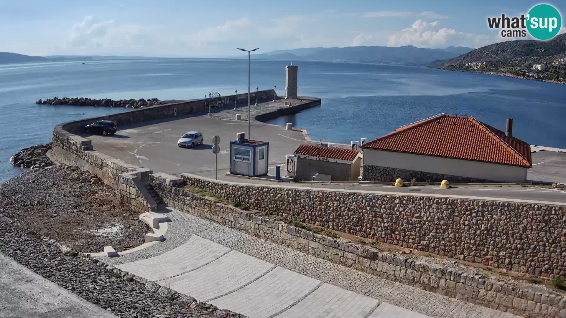 Web kamera Senj luka – Lukobran i svjetionik uživo