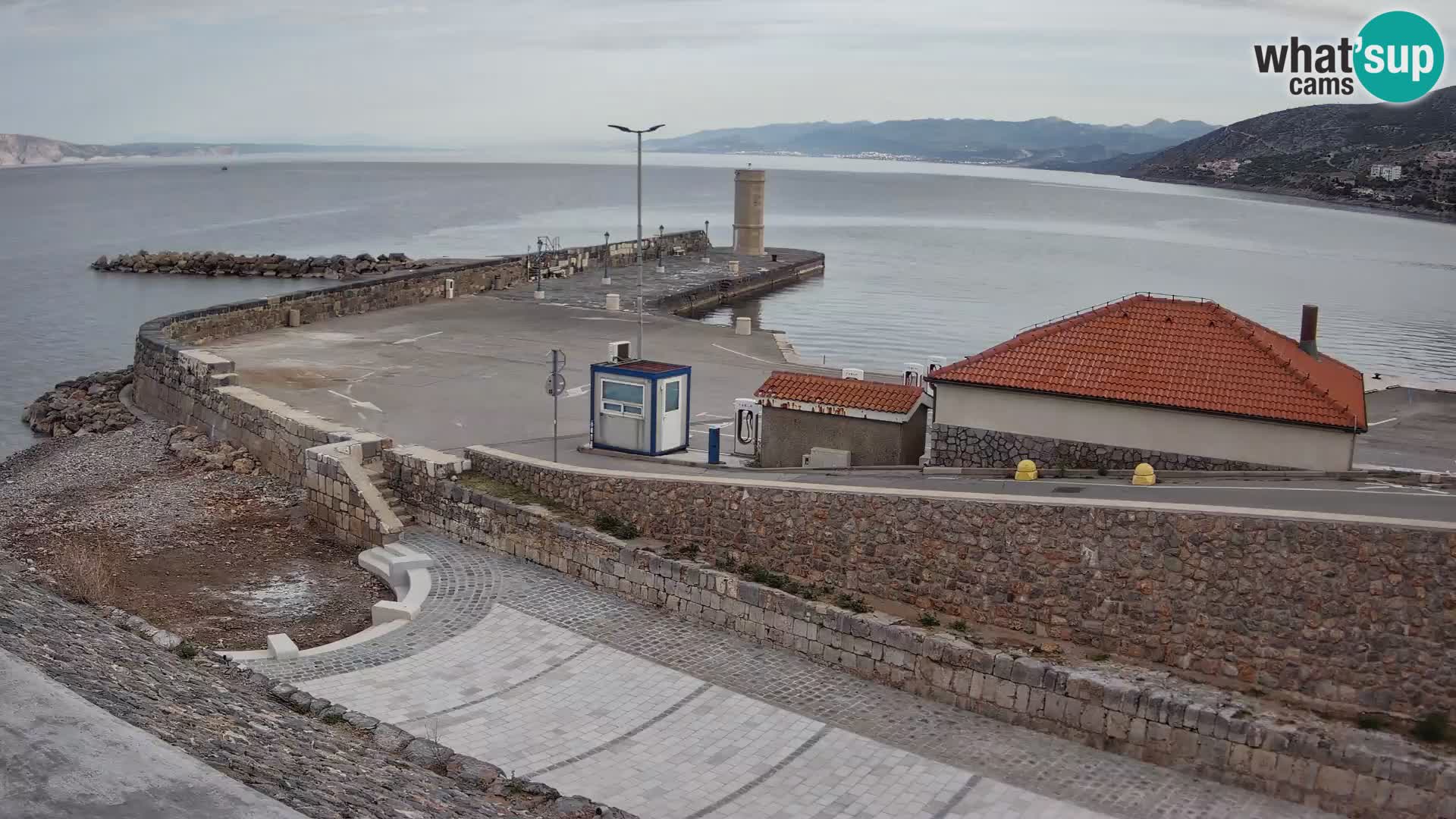 Web kamera Senj luka – Lukobran i svjetionik uživo