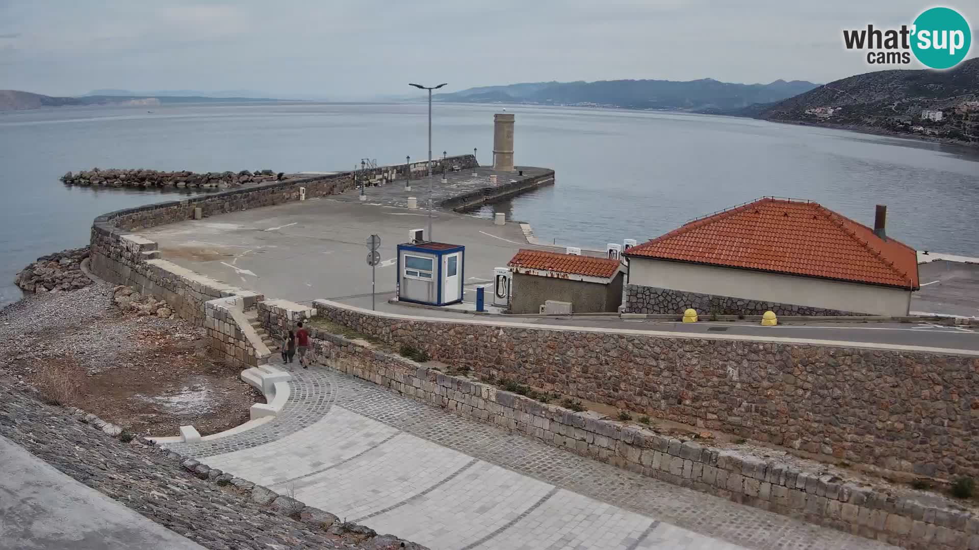 Senj Harbour Webcam – Breakwater & Lighthouse Live View