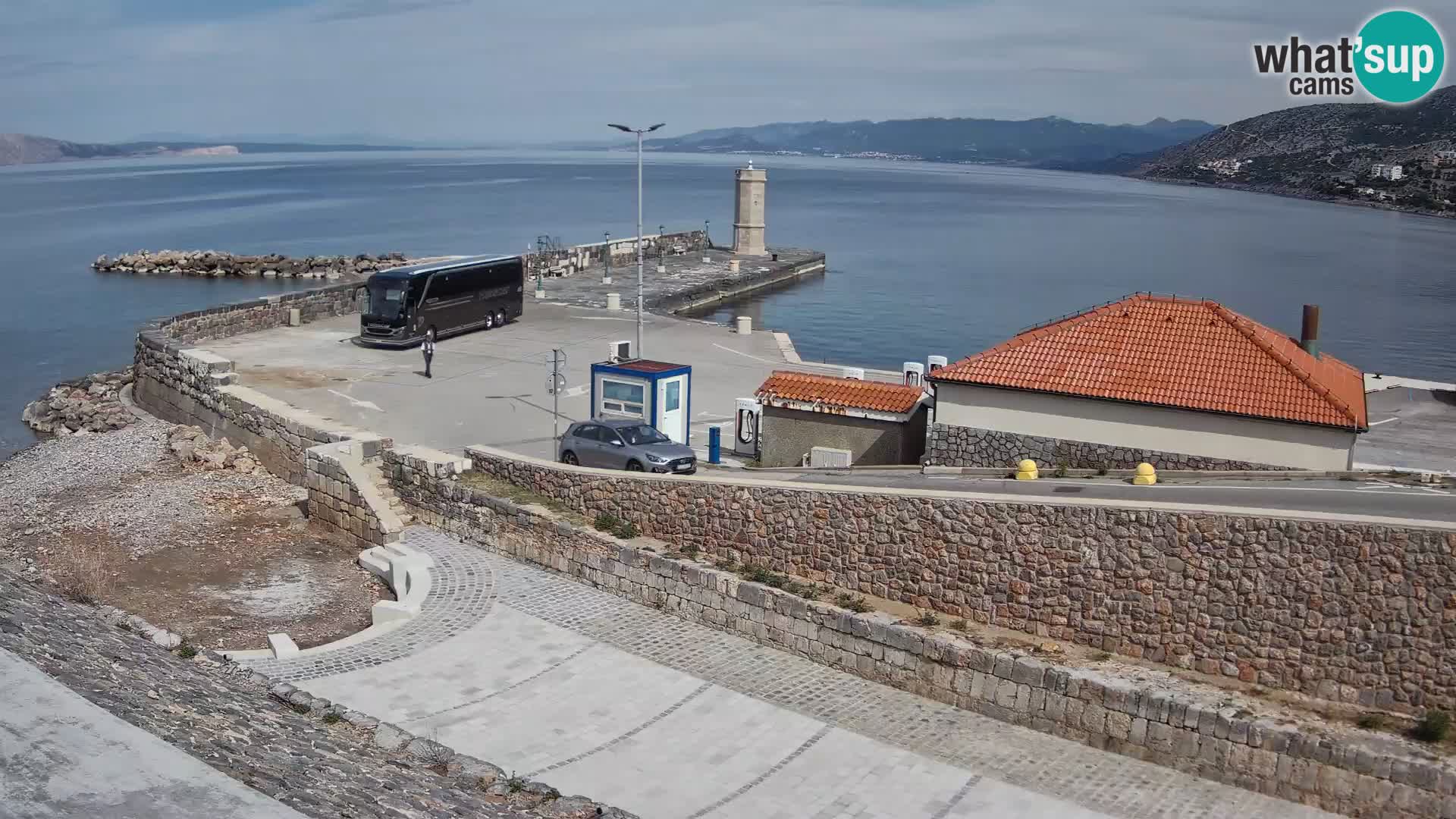 Webcam Porto di Segna – Frangiflutti e Faro in diretta